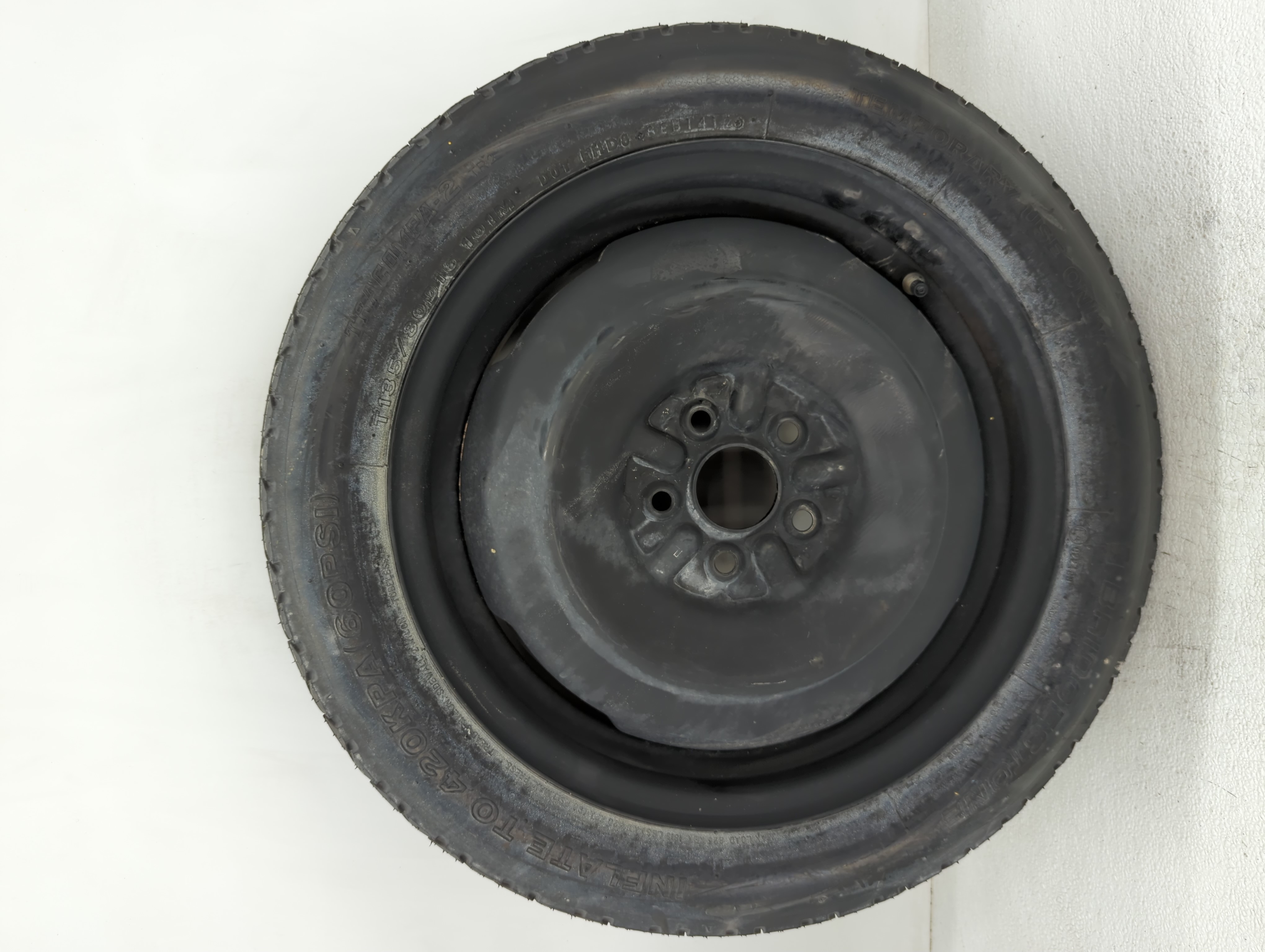 2010-2015 Toyota Prius Spare Donut Tire Wheel Rim Oem 1126110 - Oemusedautoparts1.com