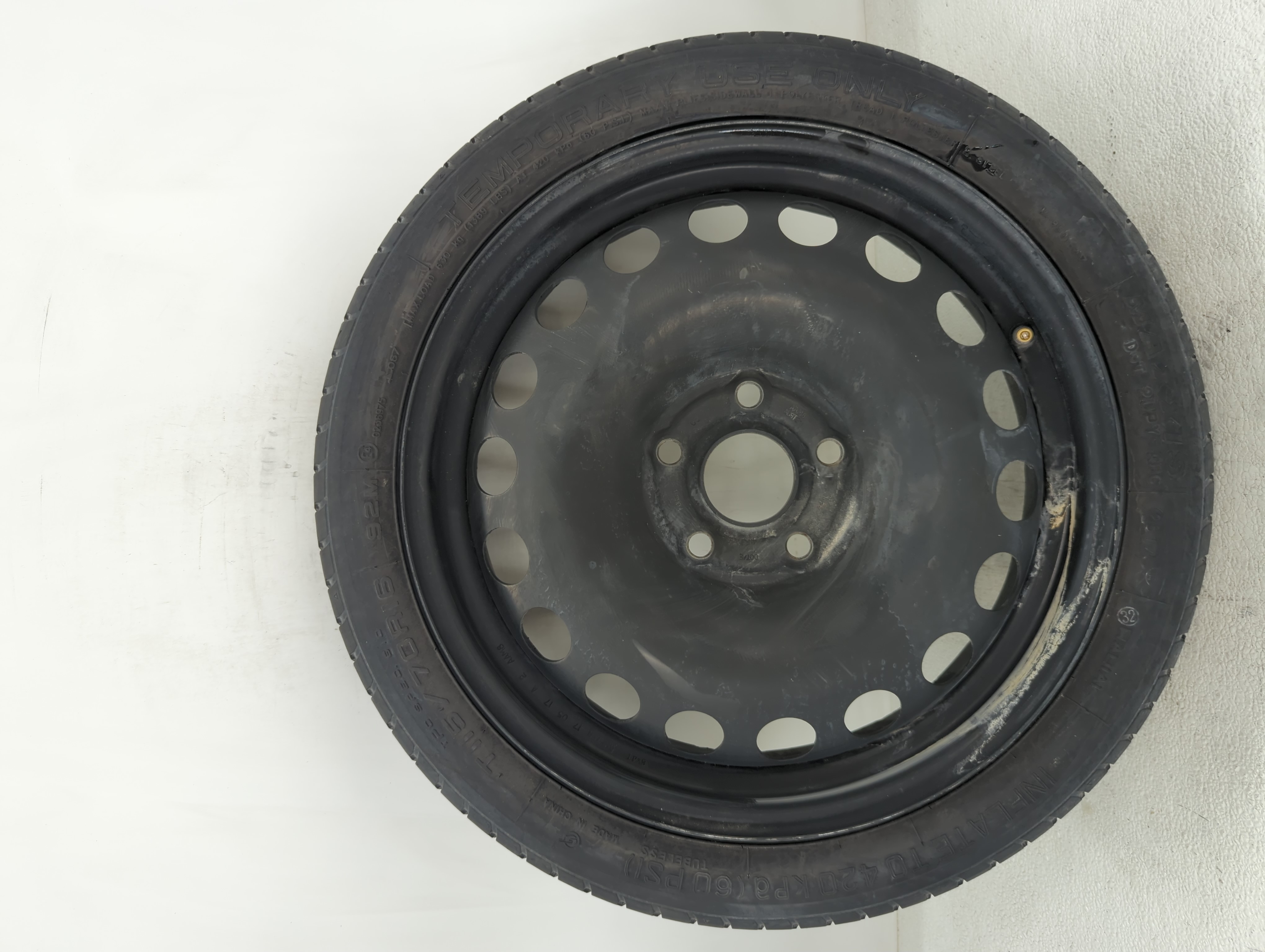 2012-2020 Chevrolet Sonic Spare Donut Tire Wheel Rim Oem 1126121 - Oemusedautoparts1.com