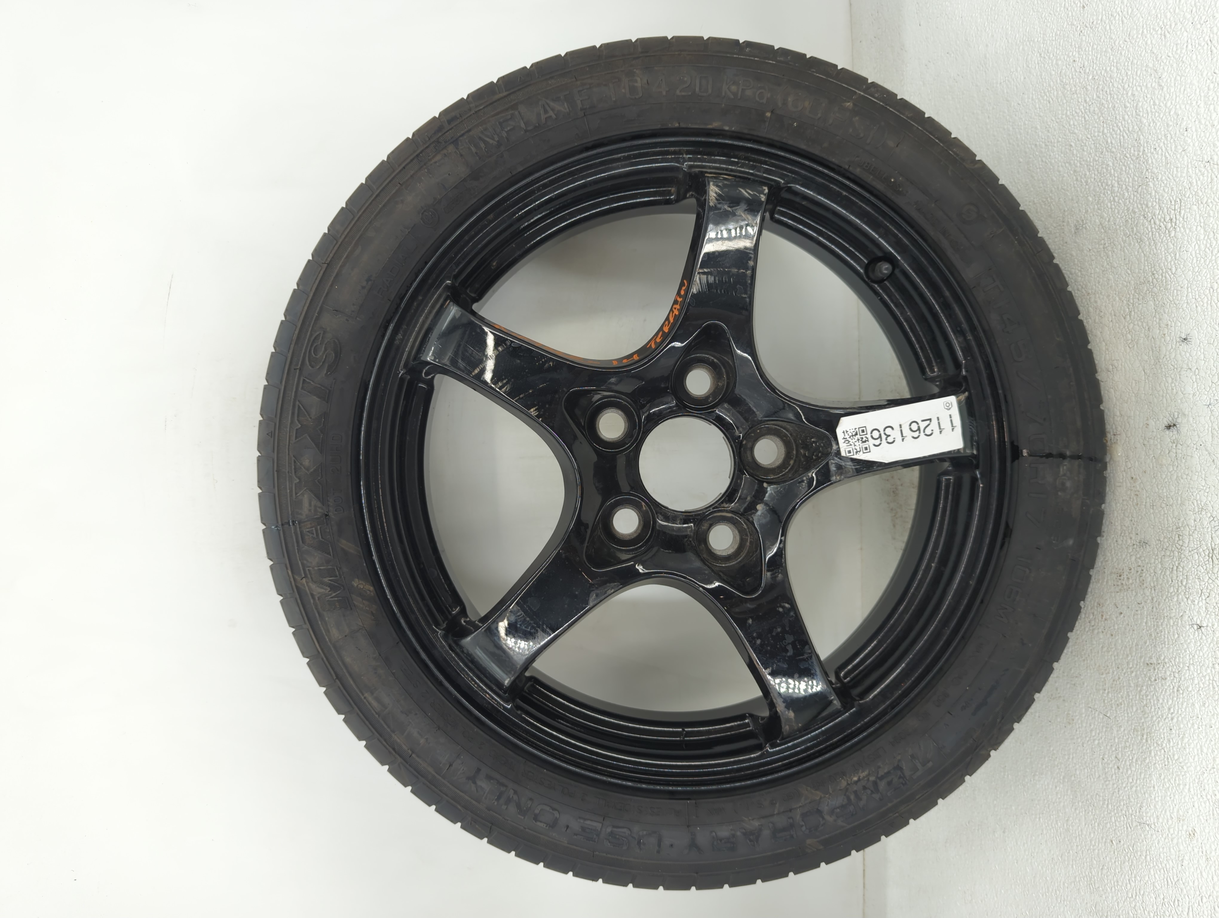 2014-2014 Gmc Terrain Spare Donut Tire Wheel Rim Oem 1126136 - Oemusedautoparts1.com