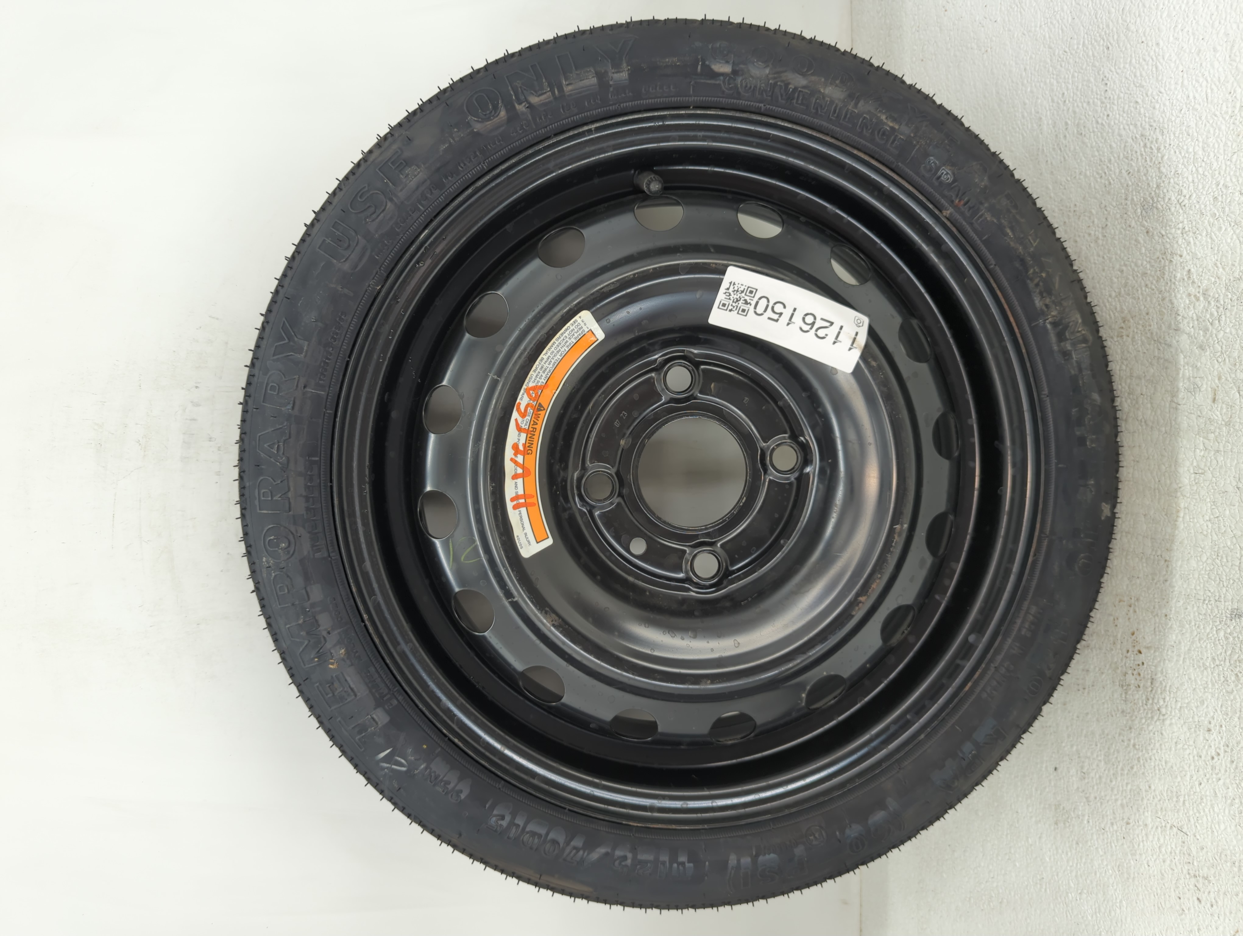Picture of 2007-2012 Nissan Versa Spare Donut Tire Wheel Rim Oem 1126150