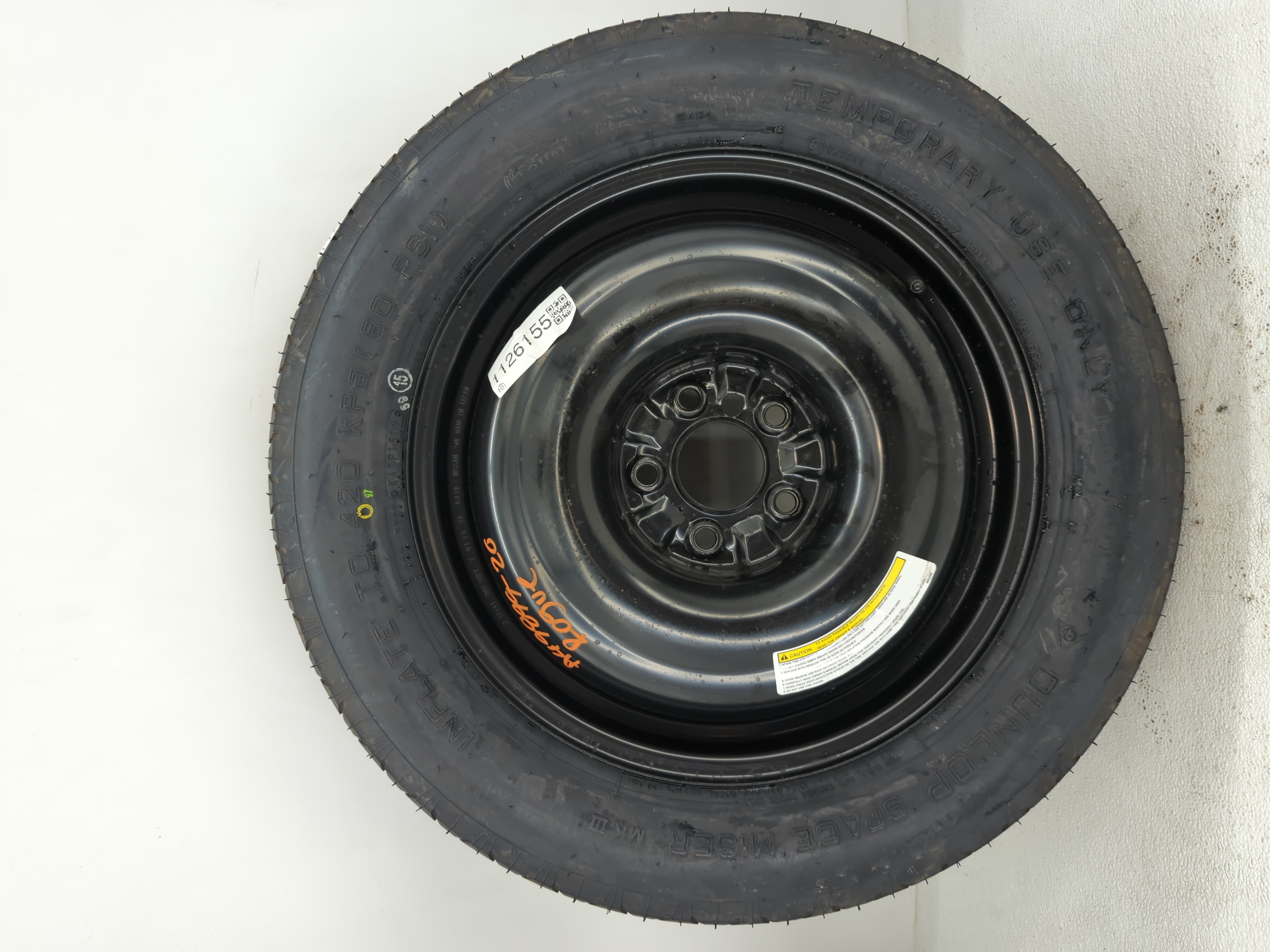 2014-2020 Nissan Rogue Spare Donut Tire Wheel Rim Oem 1126155 - Oemusedautoparts1.com
