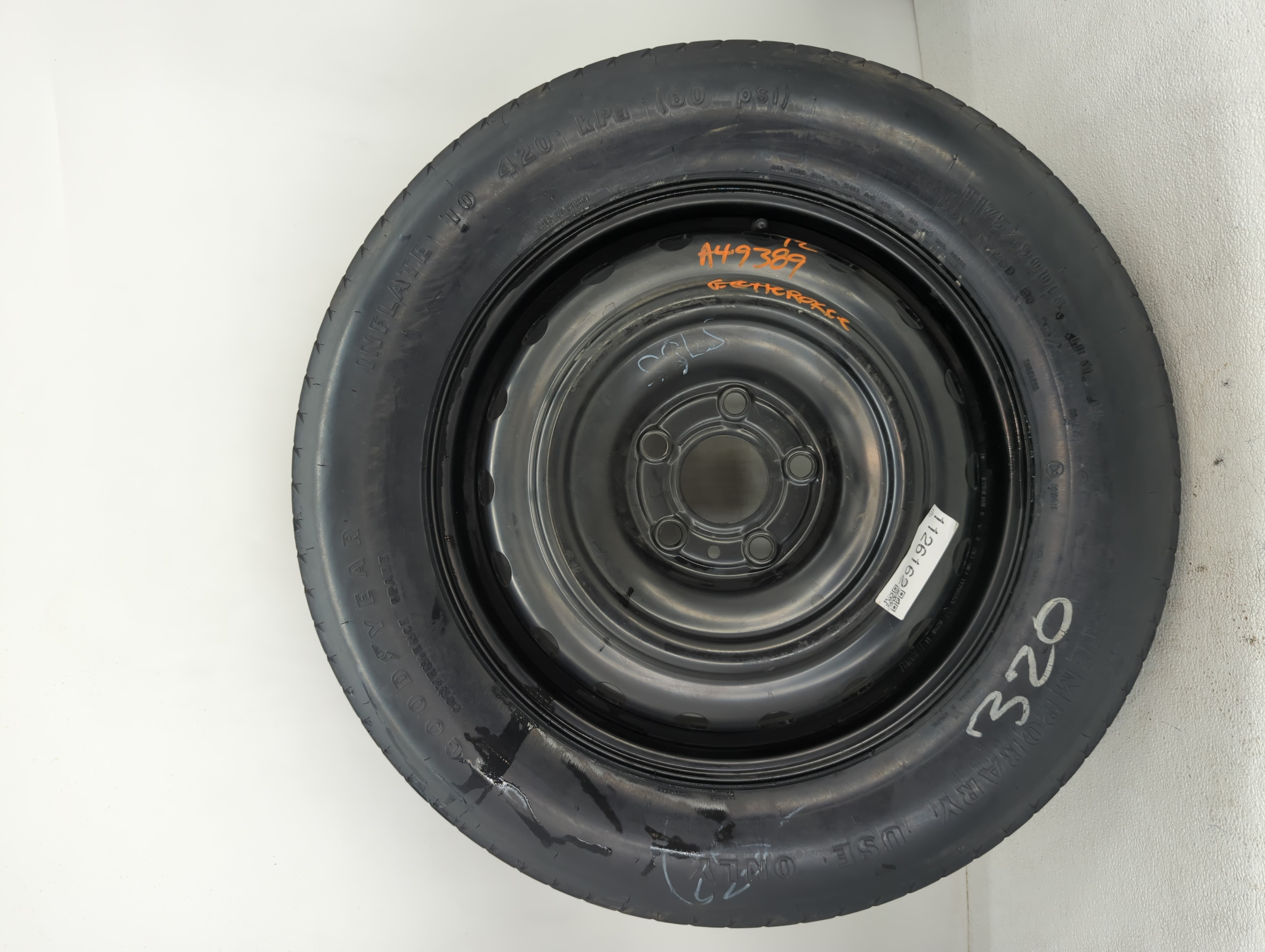 2015-2022 Ford Mustang Spare Donut Tire Wheel Rim Oem 1126162 - Oemusedautoparts1.com