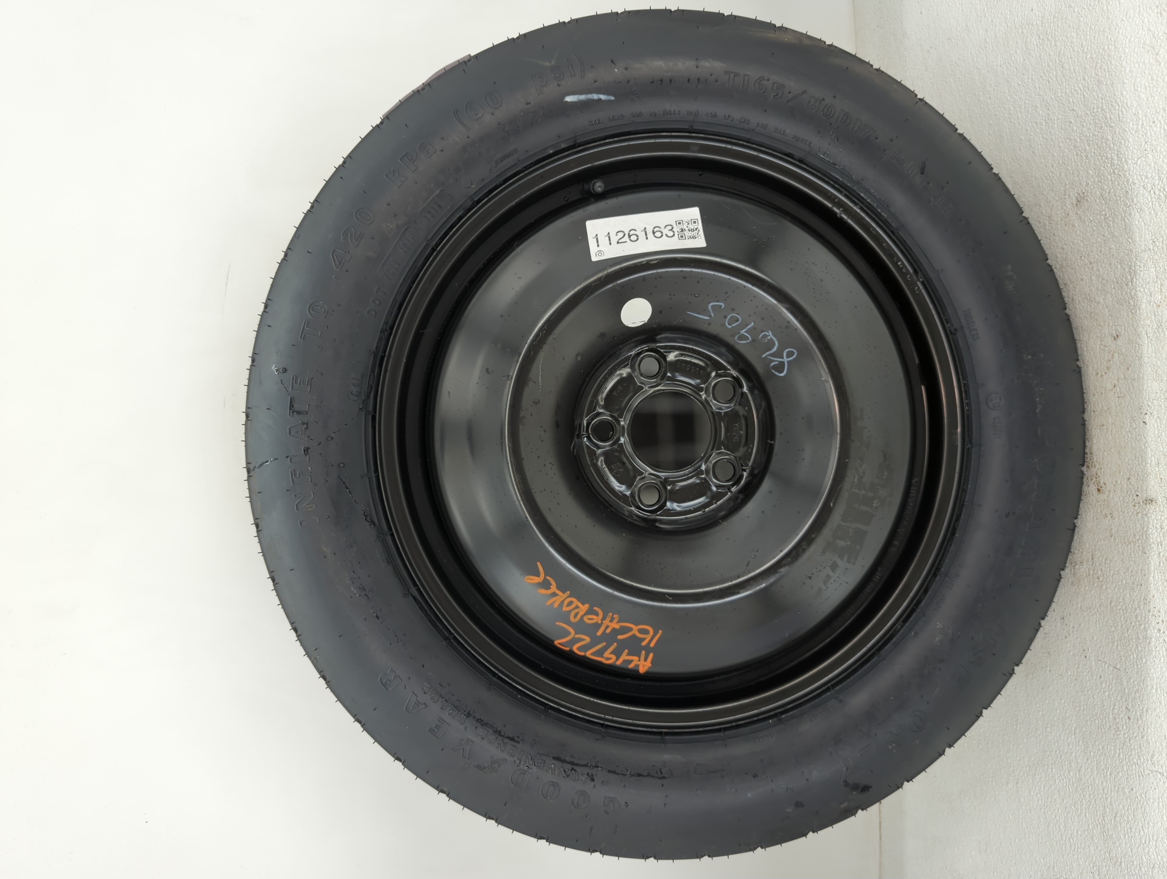 2014-2022 Jeep Cherokee Spare Donut Tire Wheel Rim Oem 1126163 - Oemusedautoparts1.com