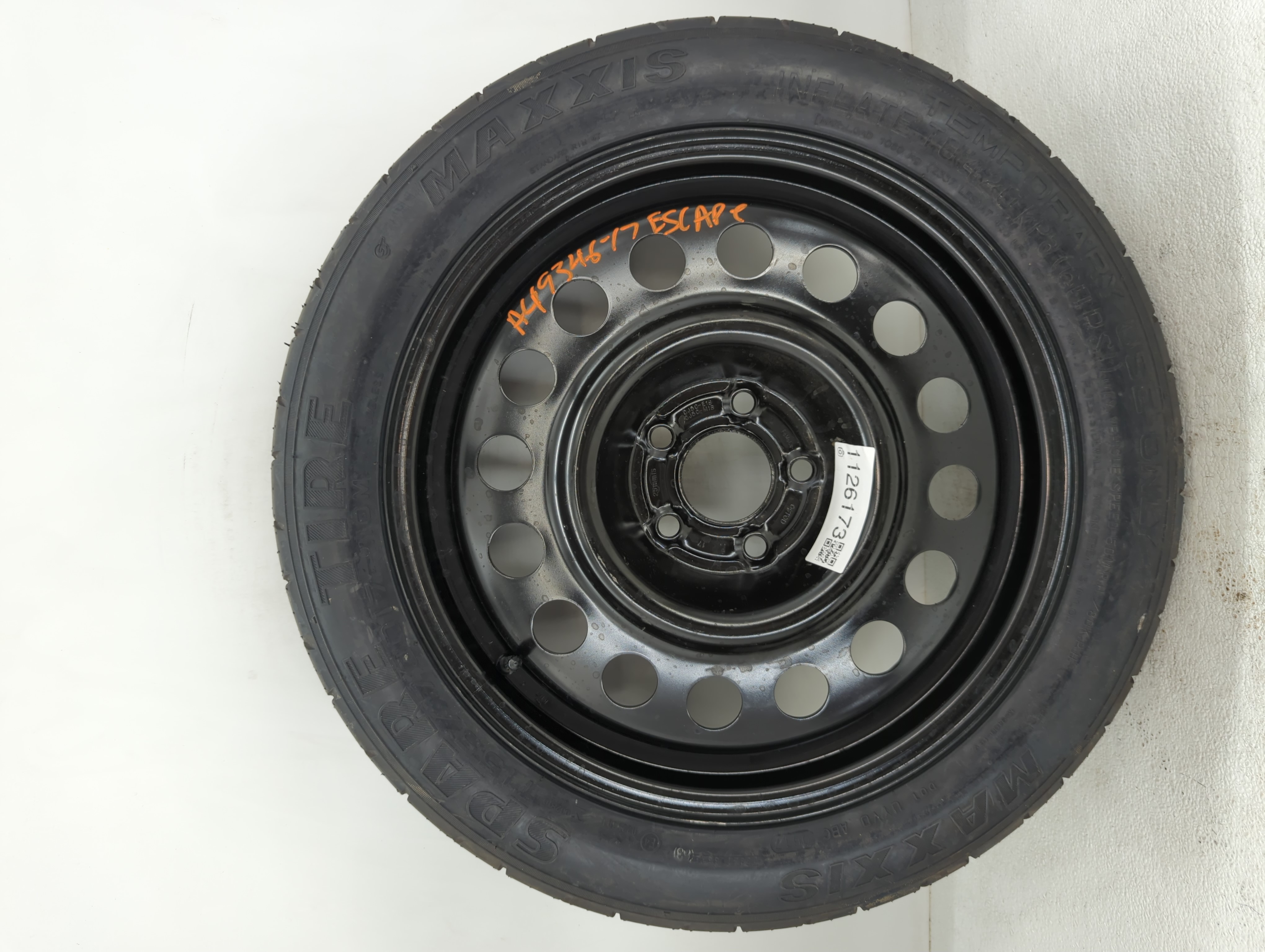 2013-2019 Ford Escape Spare Donut Tire Wheel Rim Oem 1126173 - Oemusedautoparts1.com