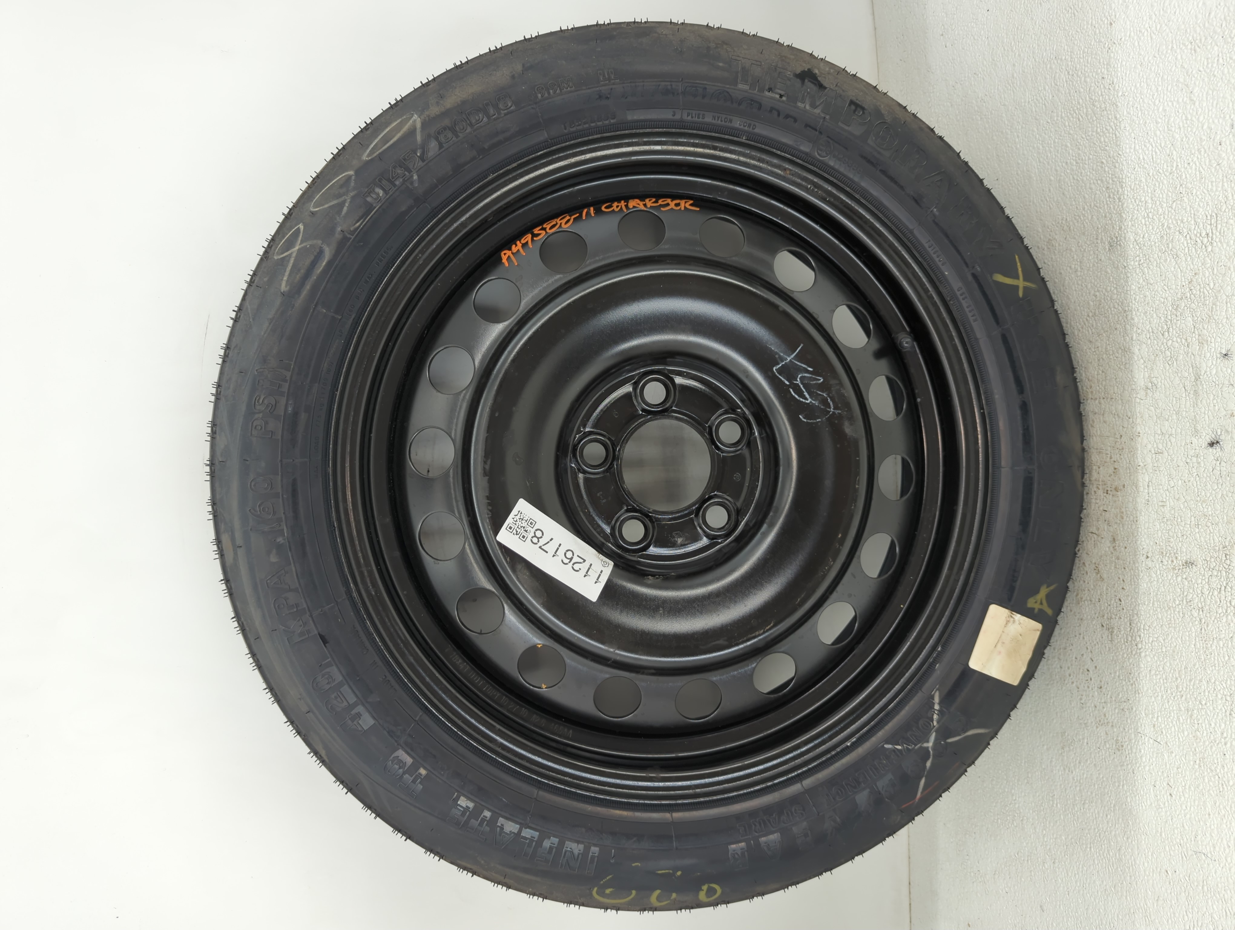 Picture of 2009-2022 Dodge Challenger Spare Donut Tire Wheel Rim Oem 1126178