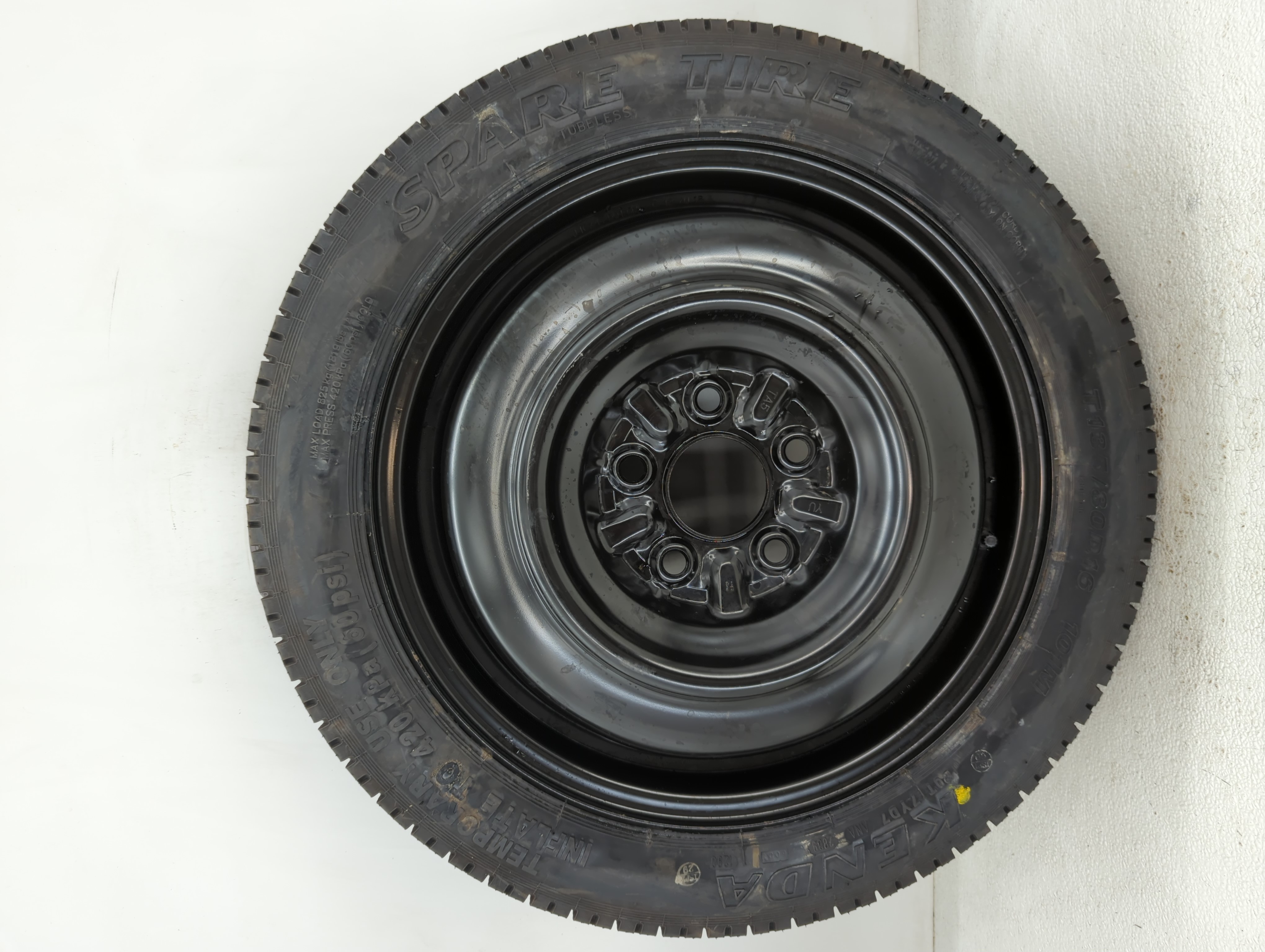 Picture of 2008-2012 Honda Accord Spare Donut Tire Wheel Rim Oem 1126202