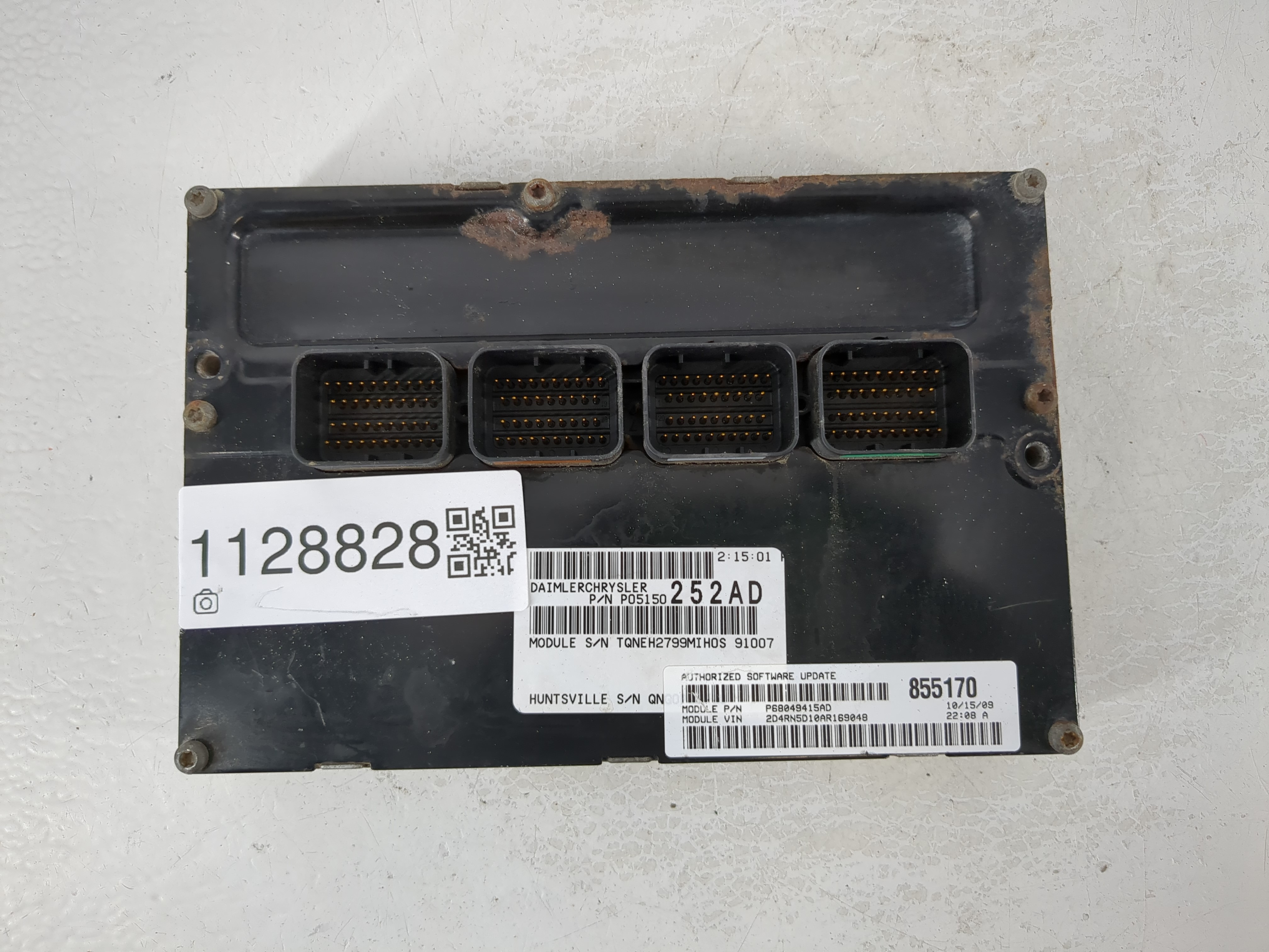 Picture of 2008 Chrysler Town & Country Engine Control Computer Ecu Pcm Ecm Pcu Oem 1128828