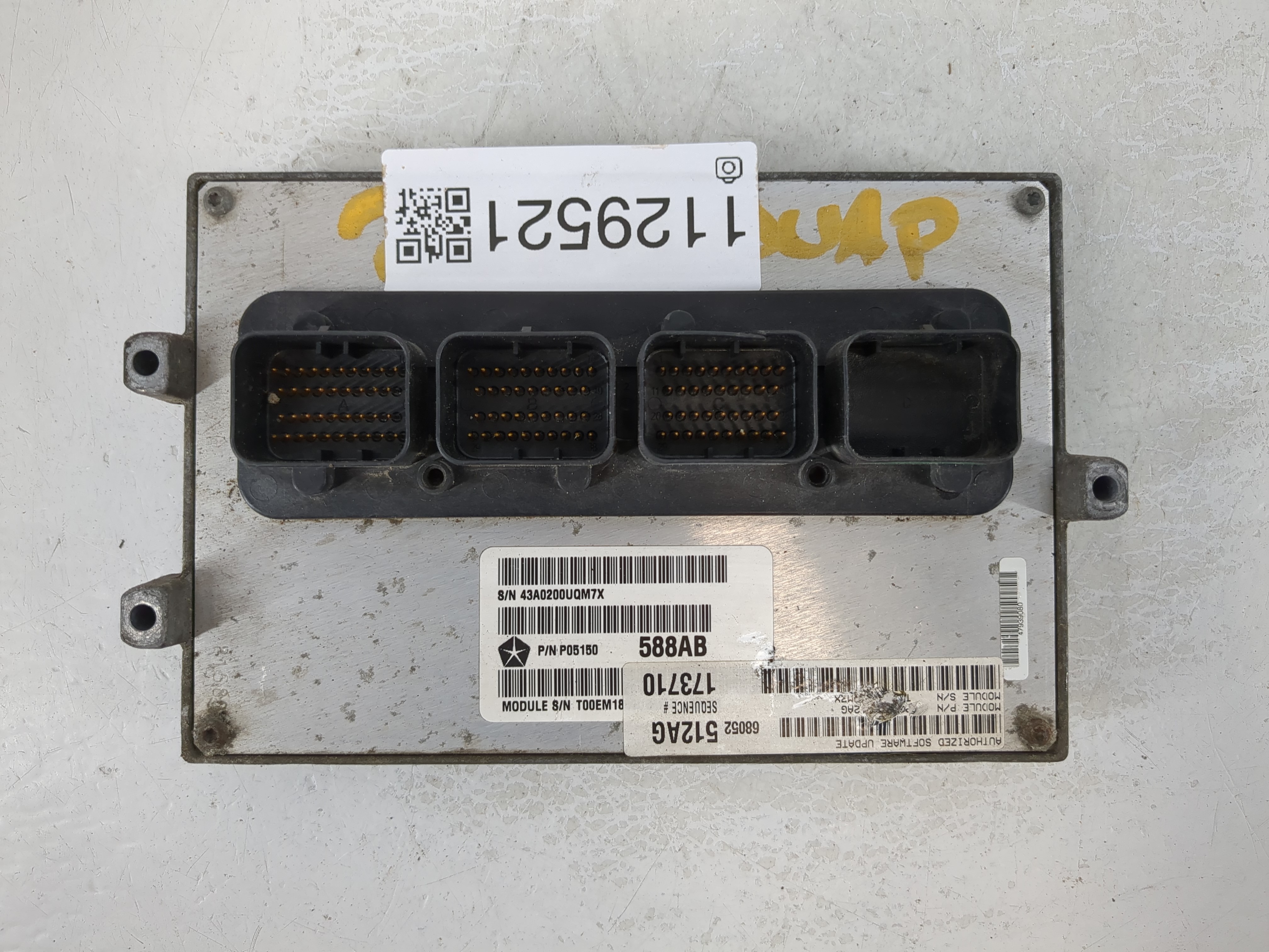 Picture of 2011 Jeep Grand Cherokee Engine Control Computer Ecu Pcm Ecm Pcu Oem 1129521