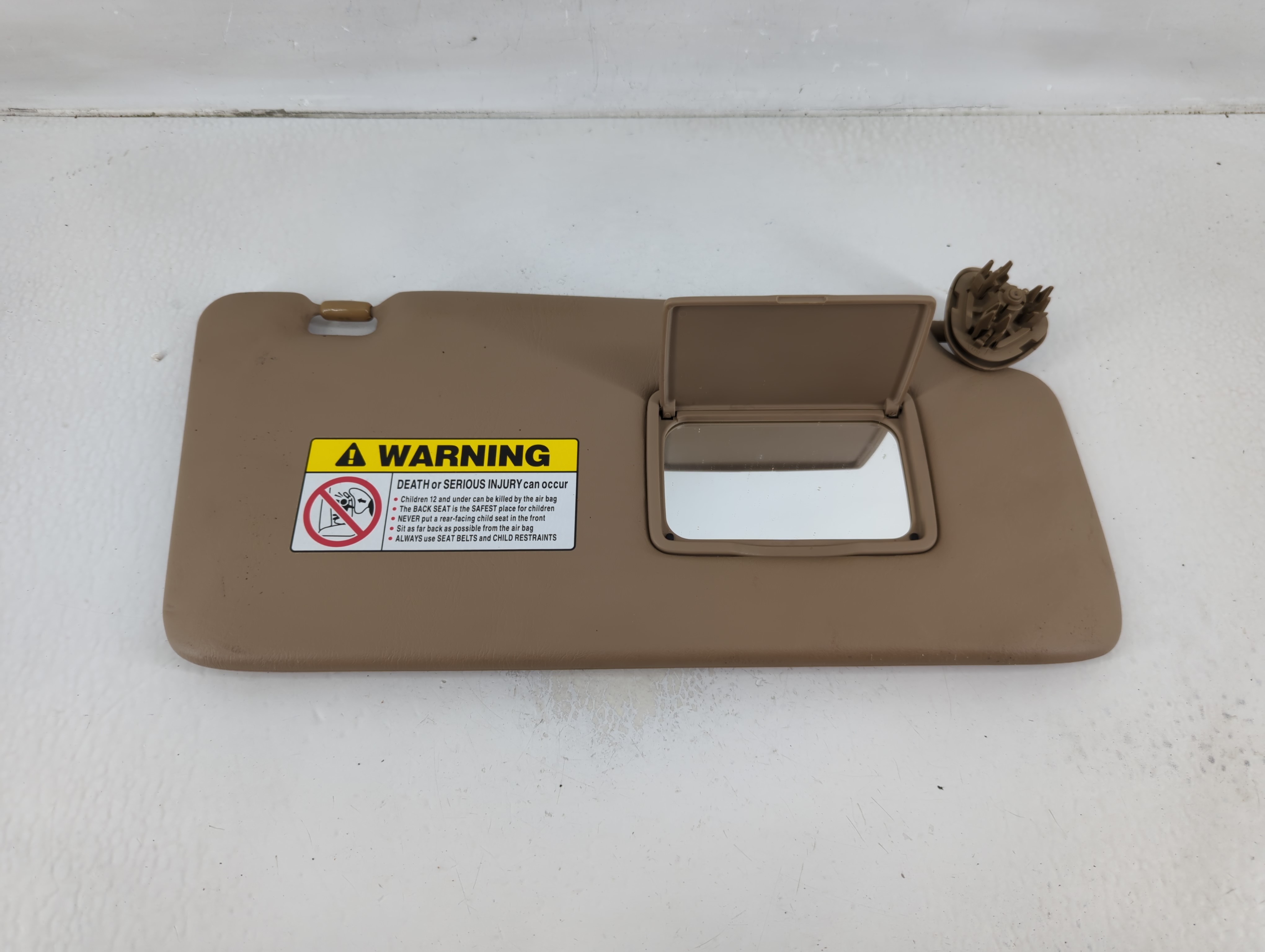 2002-2004 Honda Cr-v Passenger Sun Visor Mirror Right Sunvisor Tan 1129725 - Oemusedautoparts1.com