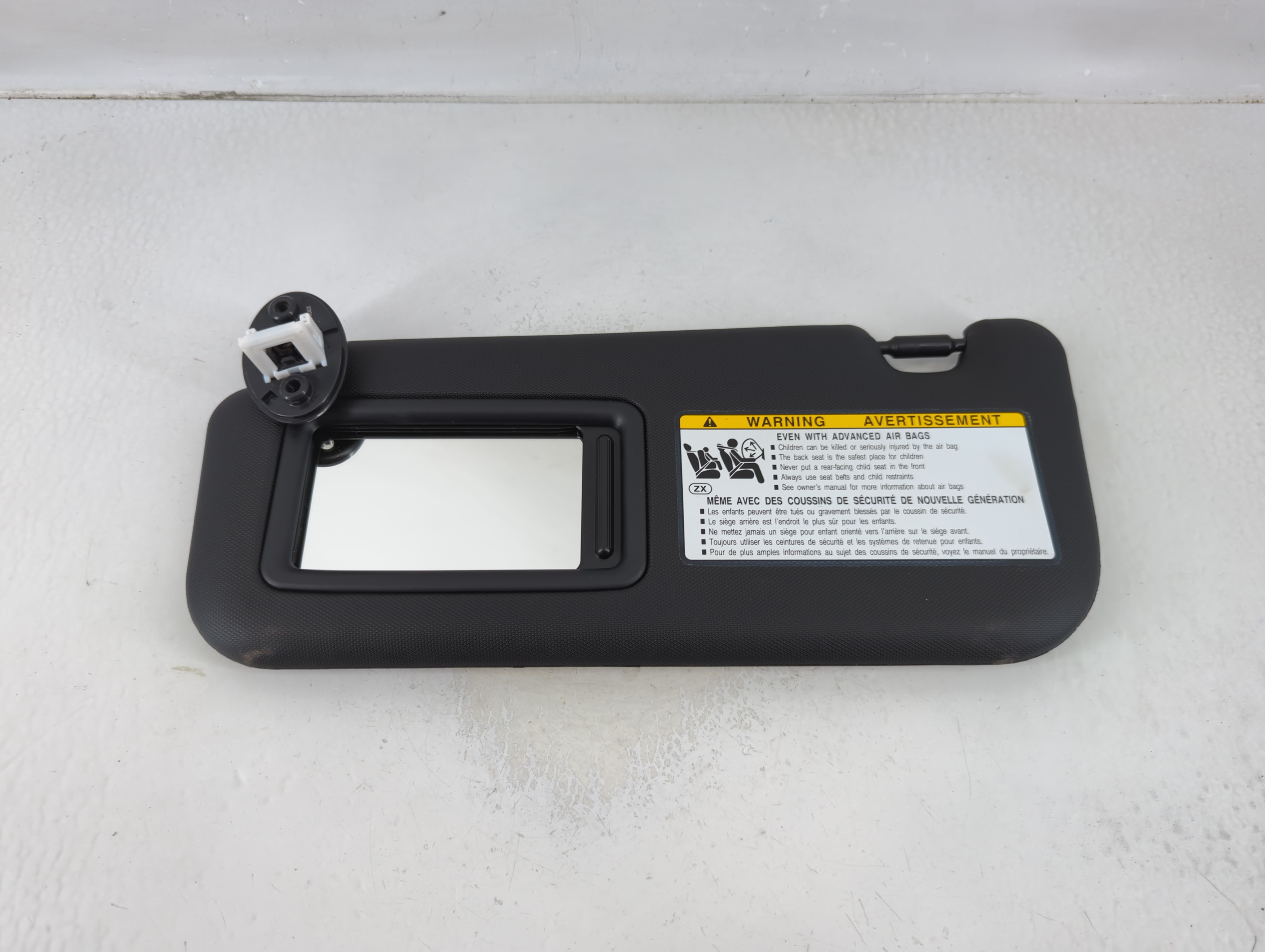 Picture of Toyota Corolla Driver Sun Visor Mirror Left Sunvisor Black 1129816