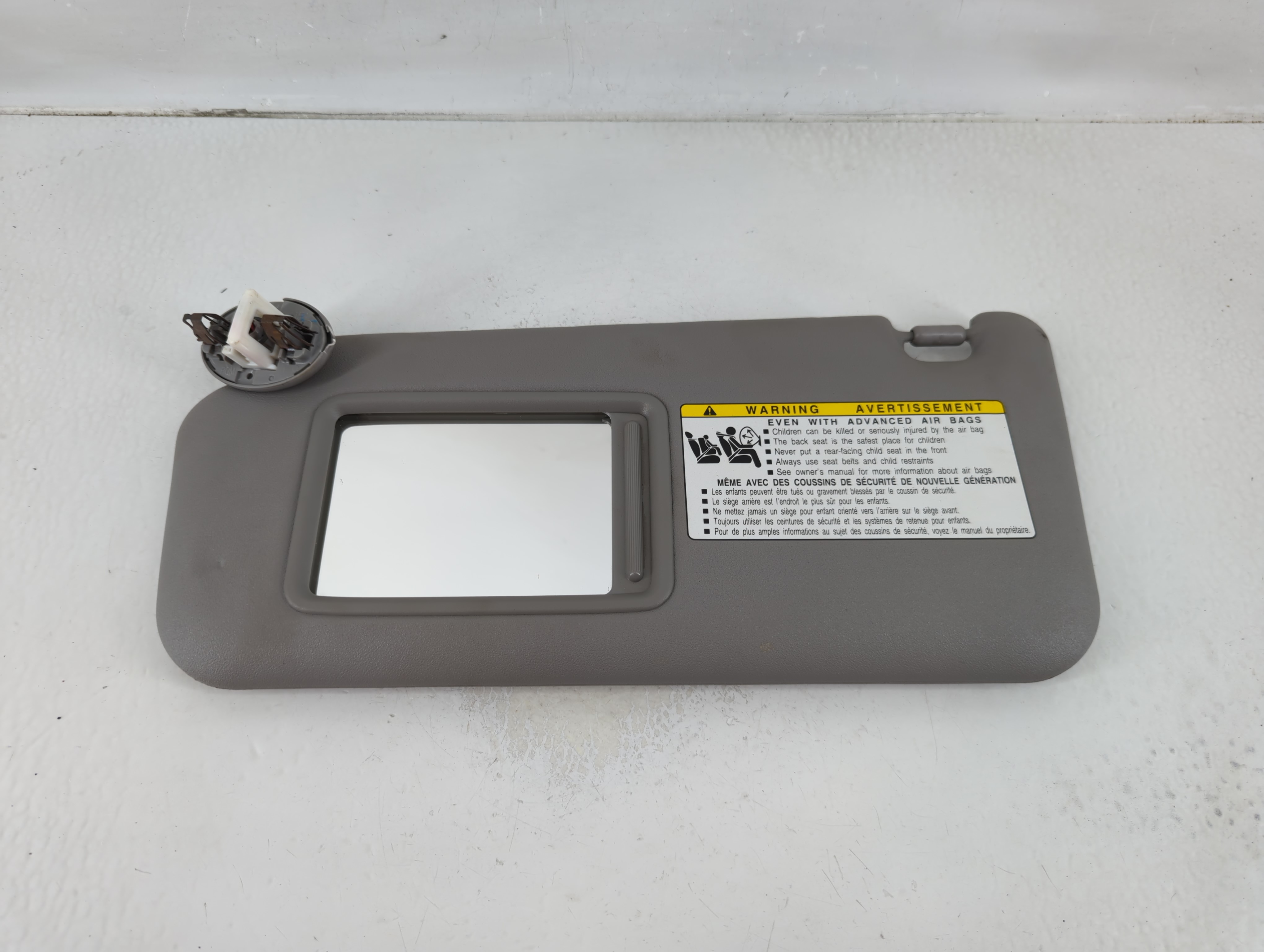 Picture of 2006-2009 Toyota Rav4 Driver Sun Visor Mirror Left Sunvisor Grey 1129860