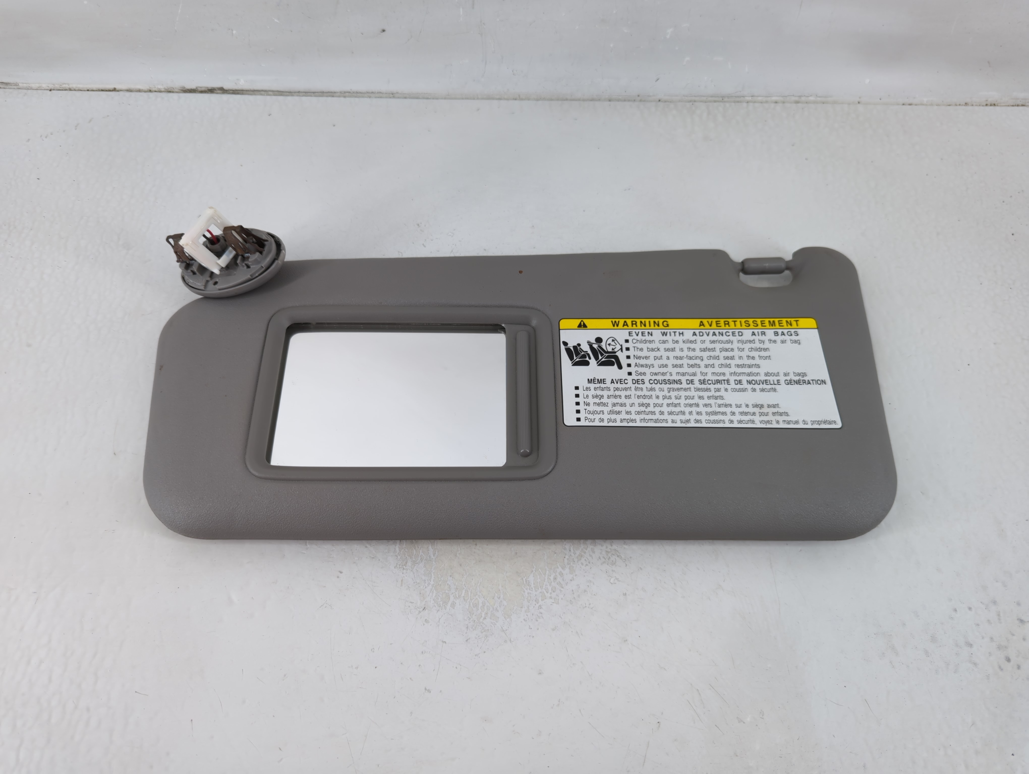 Picture of 2006-2009 Toyota Rav4 Driver Sun Visor Mirror Left Sunvisor Grey 1129881