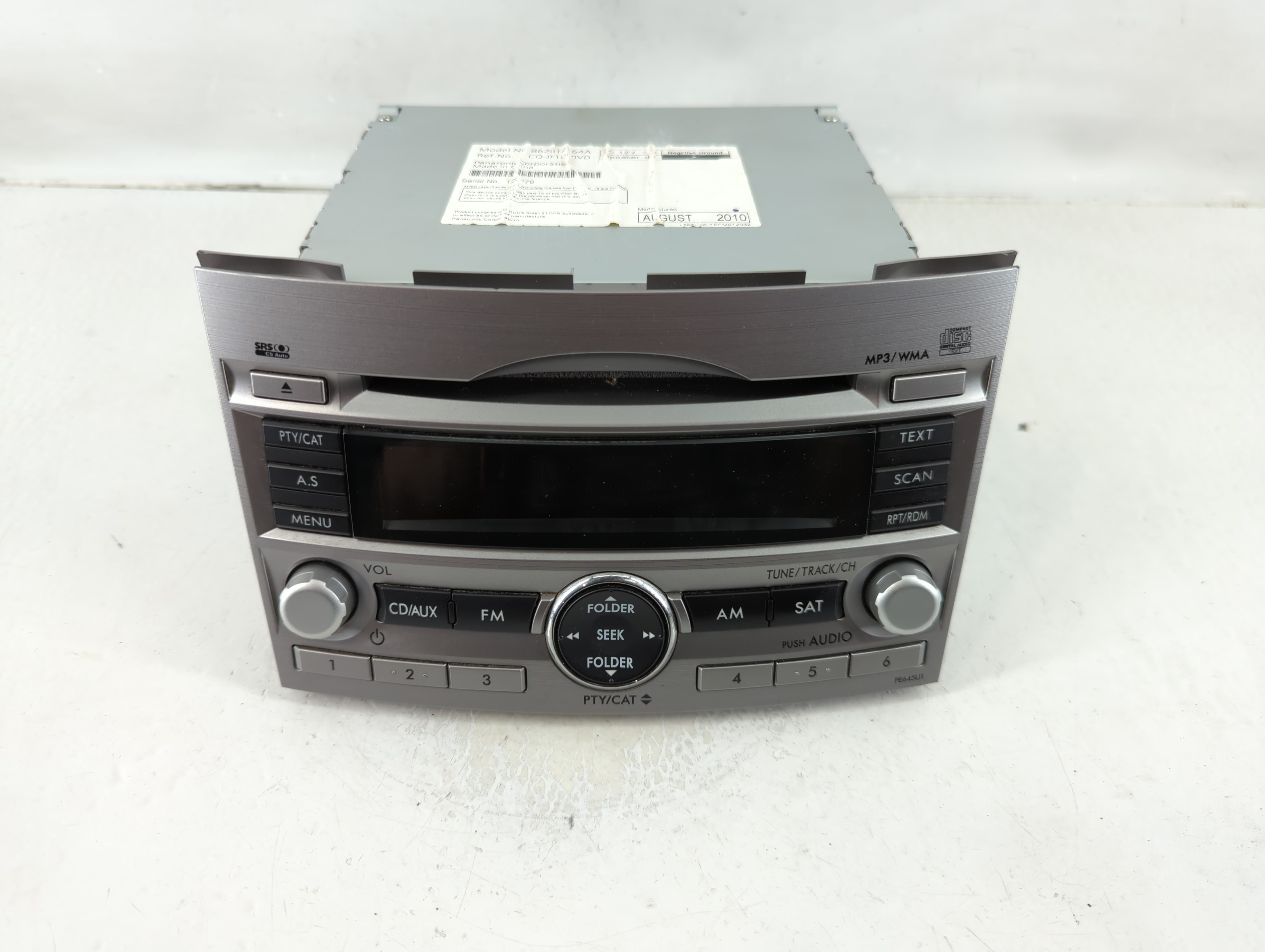 Picture of 2011-2014 Subaru Legacy Am Fm Cd Player Radio Receiver 1130535