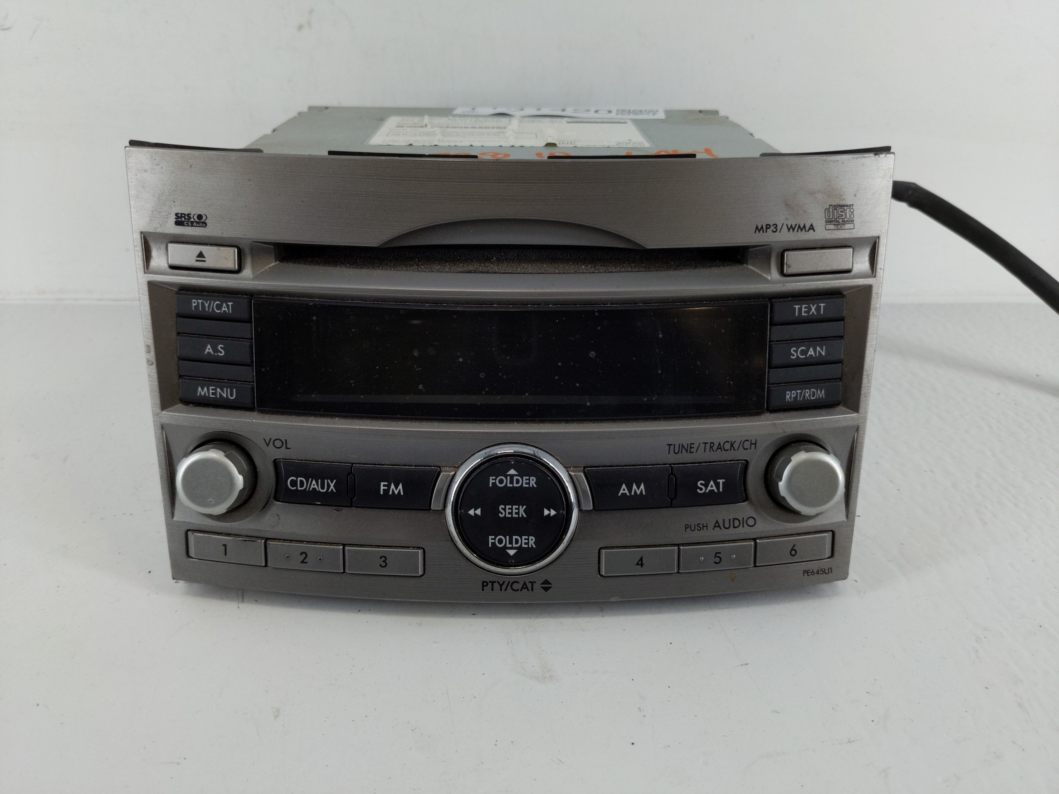 Picture of 2010-2012 Subaru Legacy Am Fm Cd Player Radio Receiver 1131420