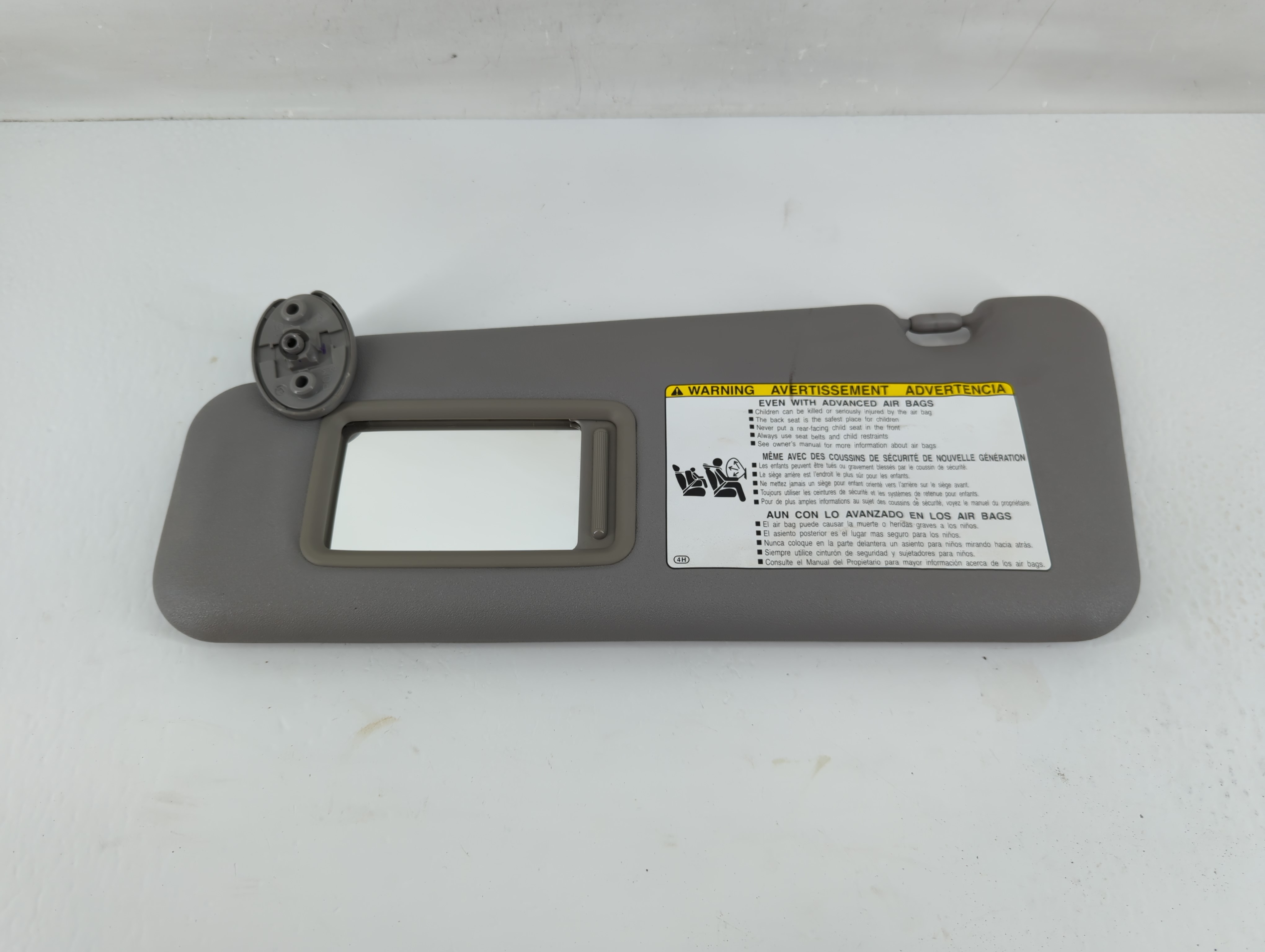 Picture of 2008-2010 Toyota Highlander Driver Sun Visor Mirror Left Sunvisor Grey 1131492