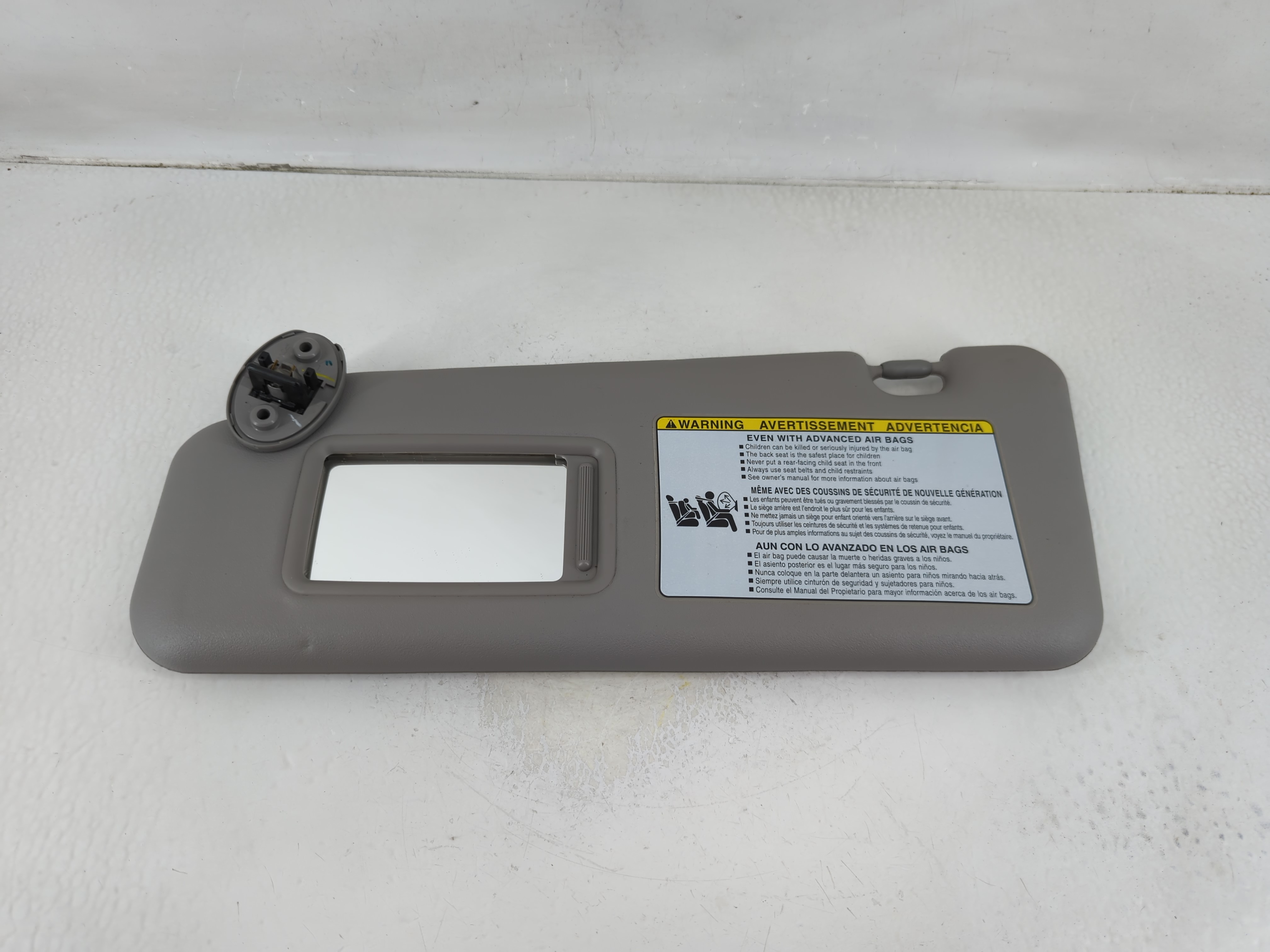 2011-2013 Toyota Highlander Driver Sun Visor Mirror Left Sunvisor Grey 1131541 - Oemusedautoparts1.com