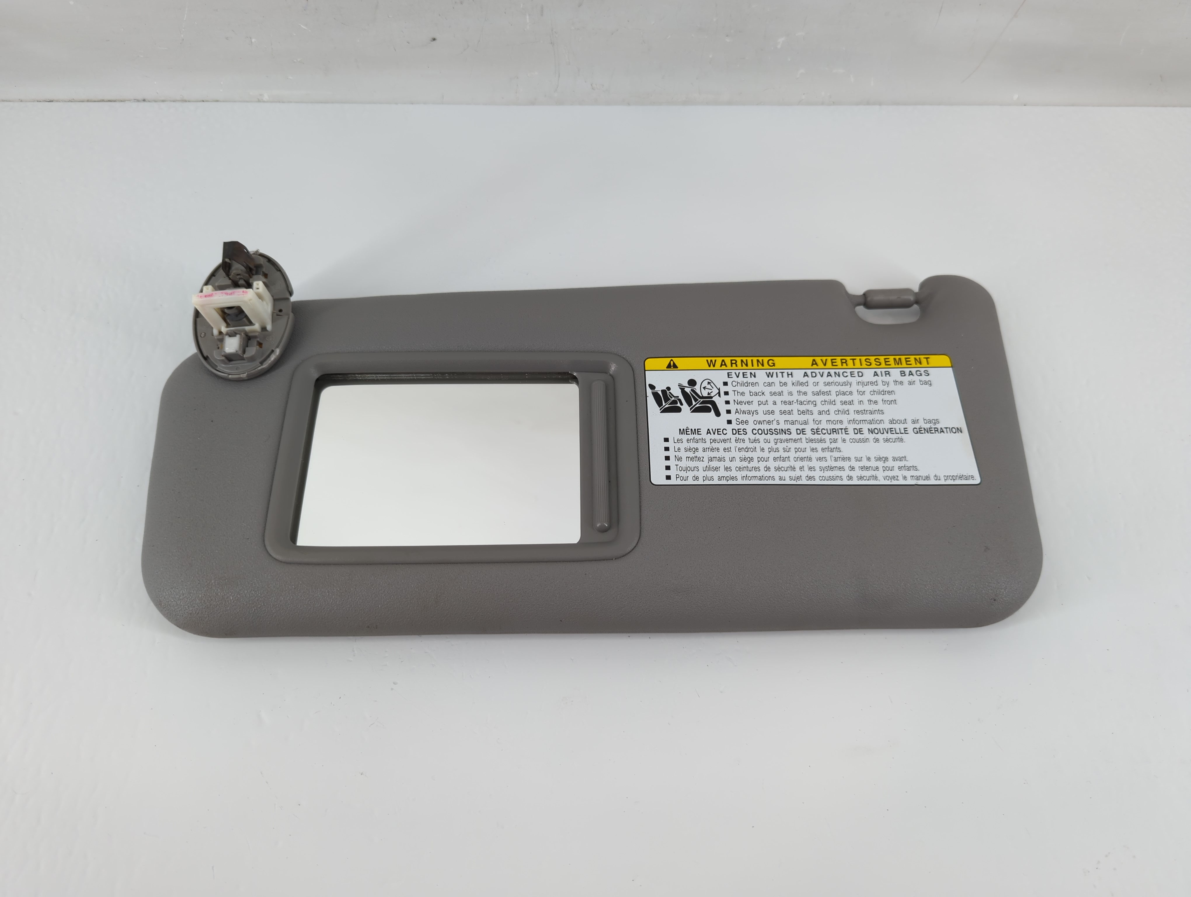 2010-2014 Toyota Rav4 Driver Sun Visor Mirror Left Sunvisor Dark Gray 1131572 - Oemusedautoparts1.com