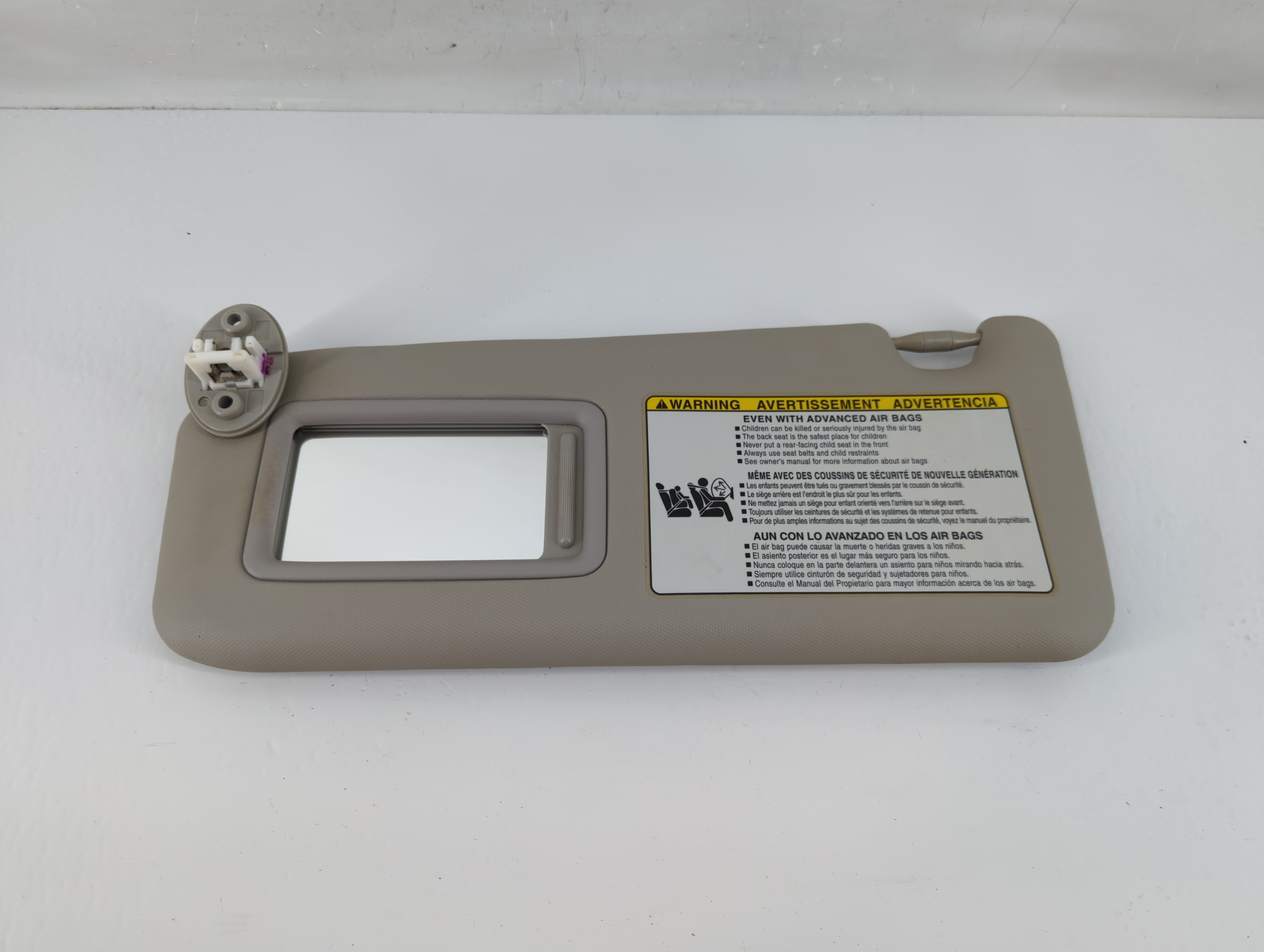 2013-2018 Toyota Rav4 Driver Sun Visor Mirror Left Sunvisor Grey 1131656 - Oemusedautoparts1.com