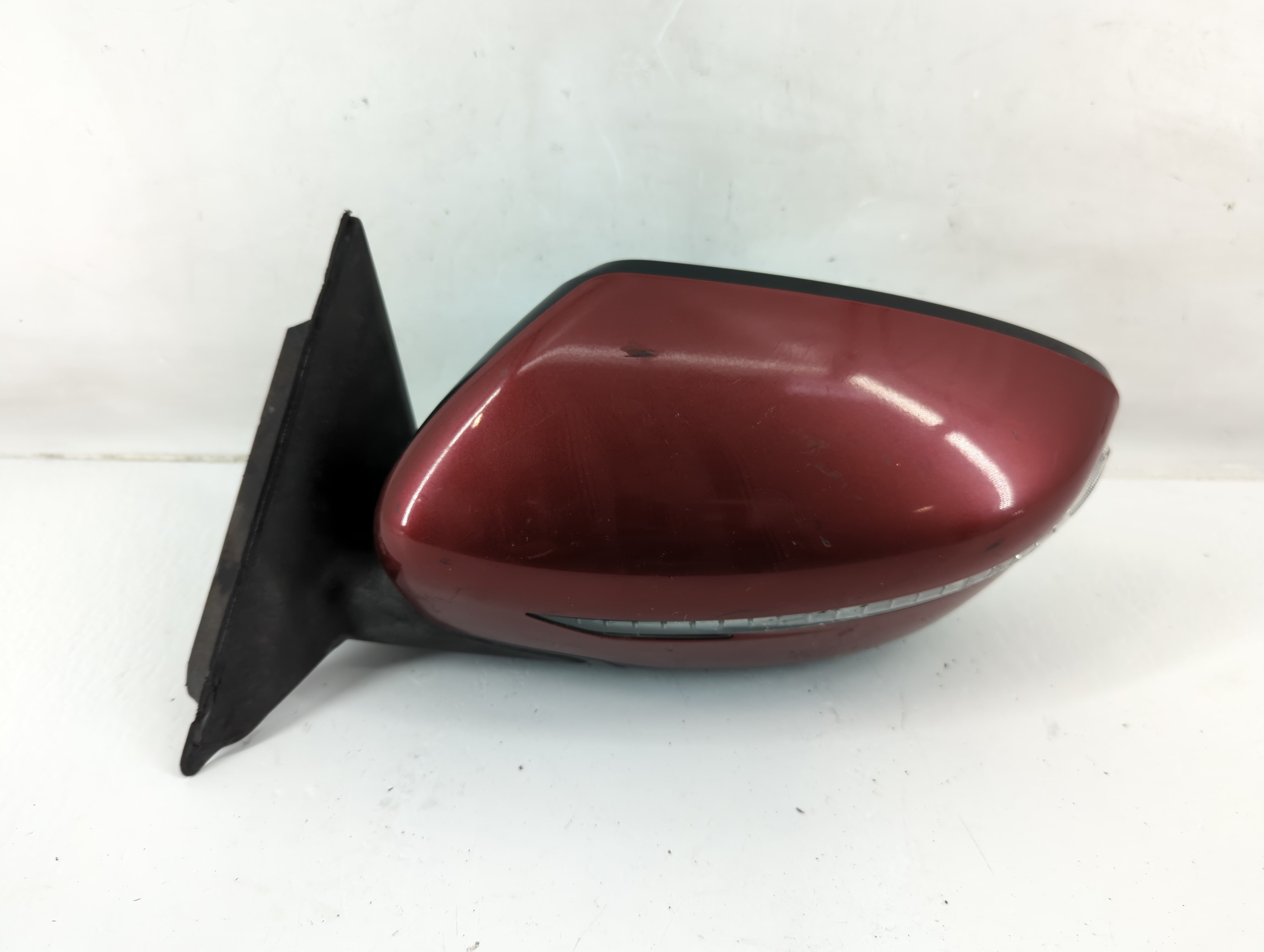 Picture of 2014-2016 Nissan Rogue Driver Left Side View Power Door Mirror Red 1137542