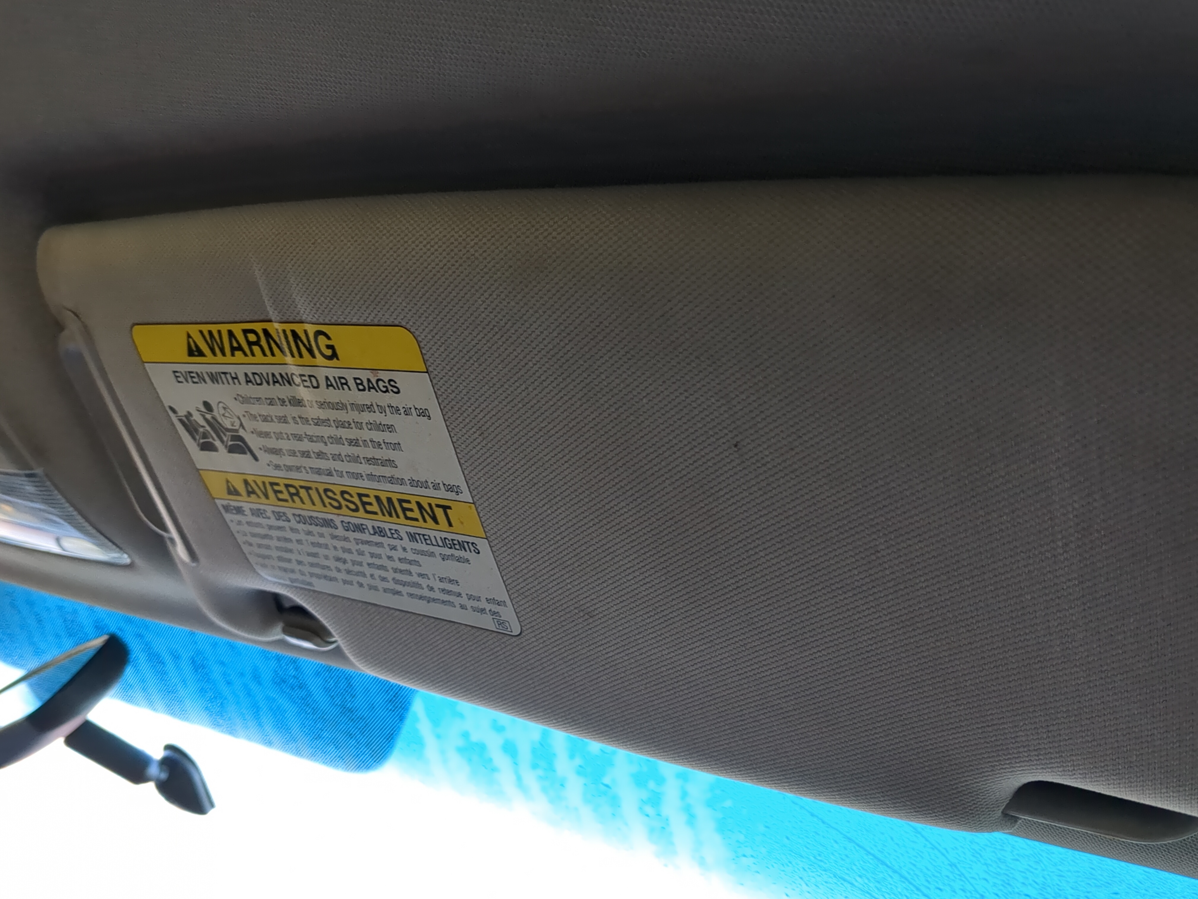 Subaru Outback Passenger Sun Visor Mirror Right Sunvisor 1140128 - Oemusedautoparts1.com