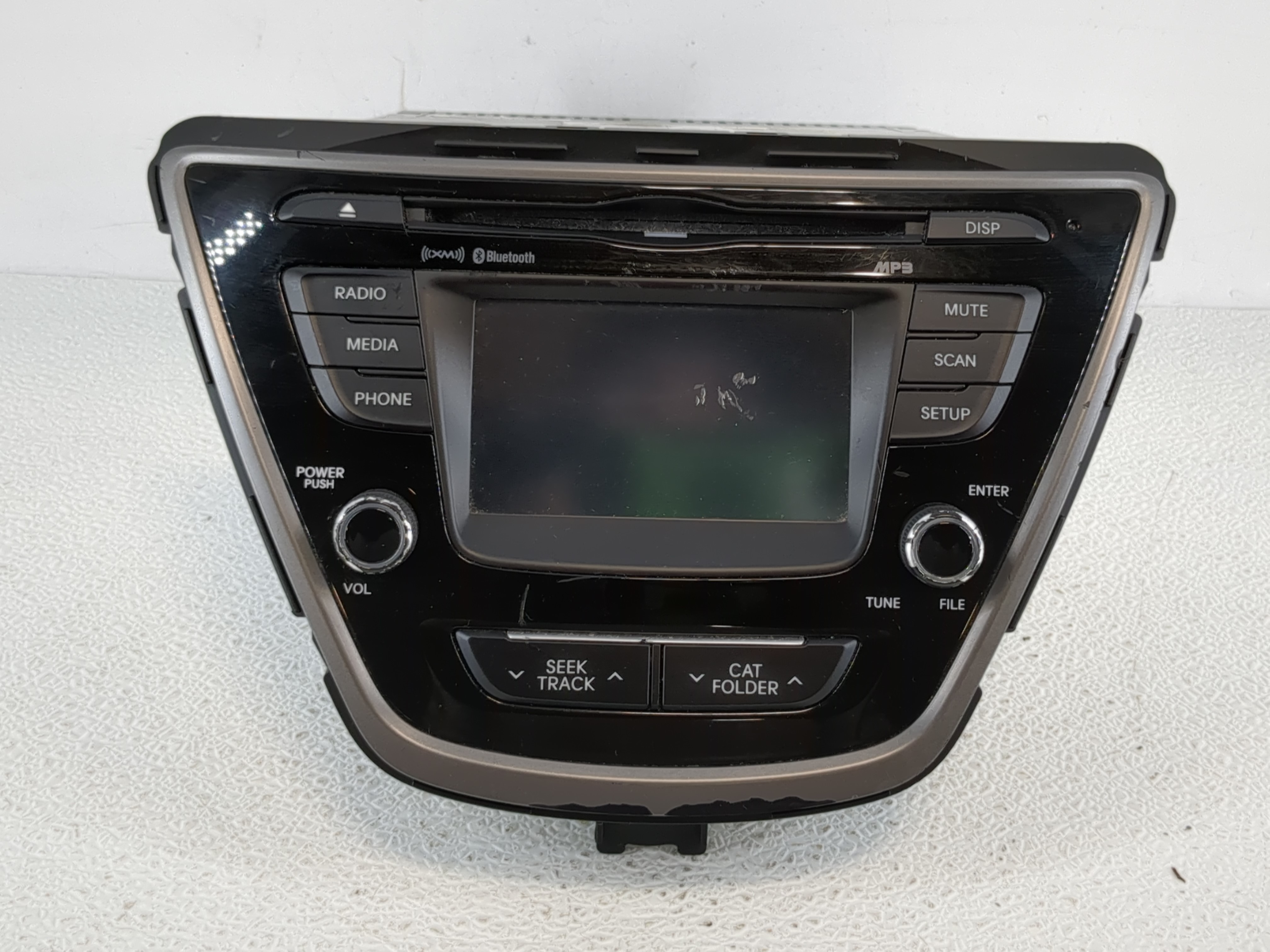 2014-2016 Hyundai Elantra Am Fm Cd Player Radio Receiver 1140230 - Oemusedautoparts1.com