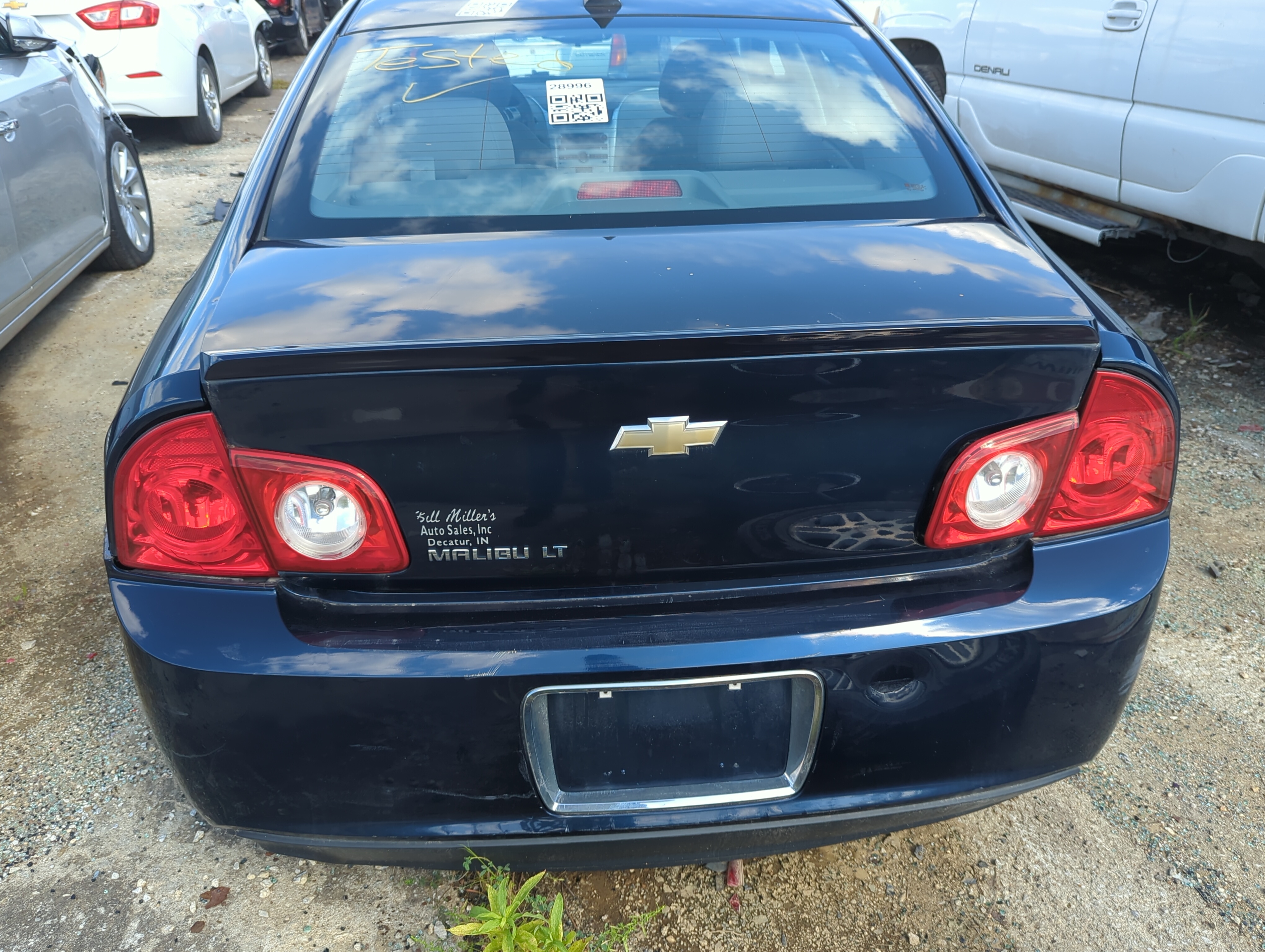 2008-2012 Chevrolet Malibu Trunk/decklid/hatch/tailgate Oem 1140416 - Oemusedautoparts1.com
