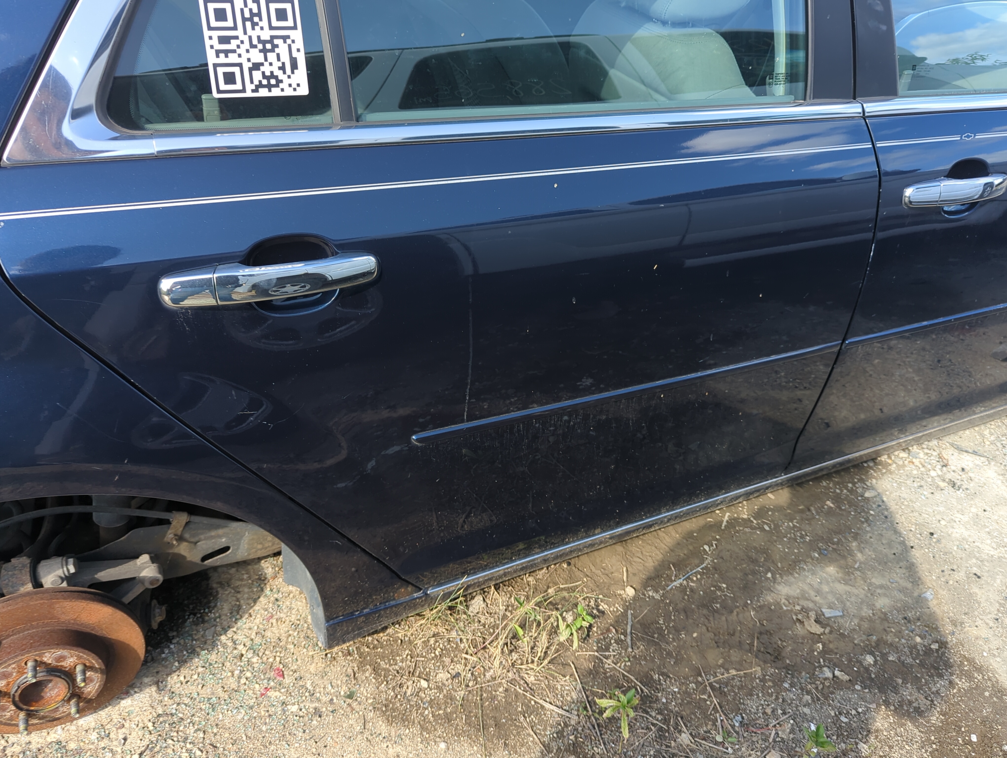Picture of 2008-2012 Chevrolet Malibu Passenger Rear Door Oem 1140435