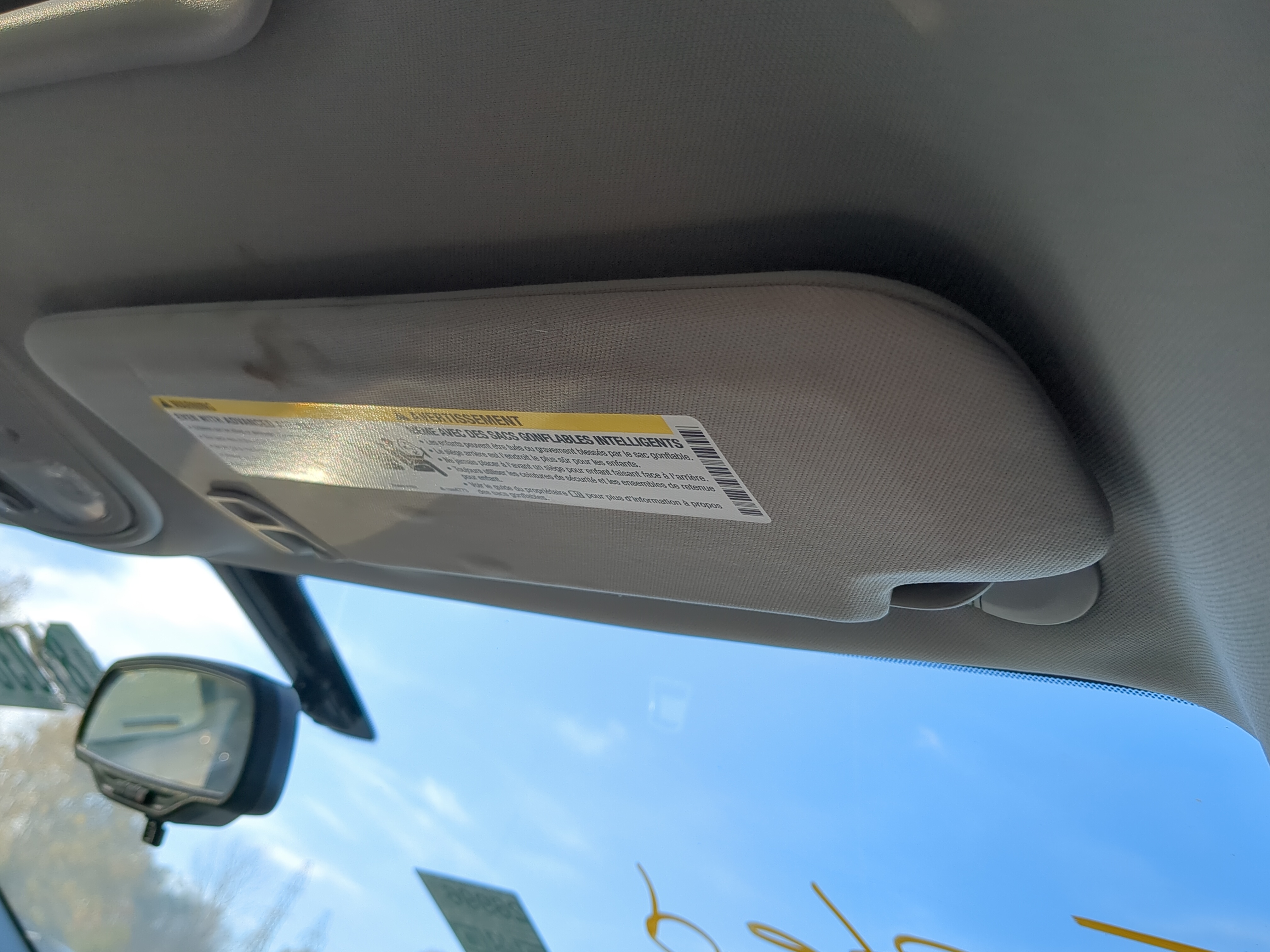 2004-2012 Chevrolet Malibu Passenger Sun Visor Mirror Right Sunvisor 1140463 - Oemusedautoparts1.com