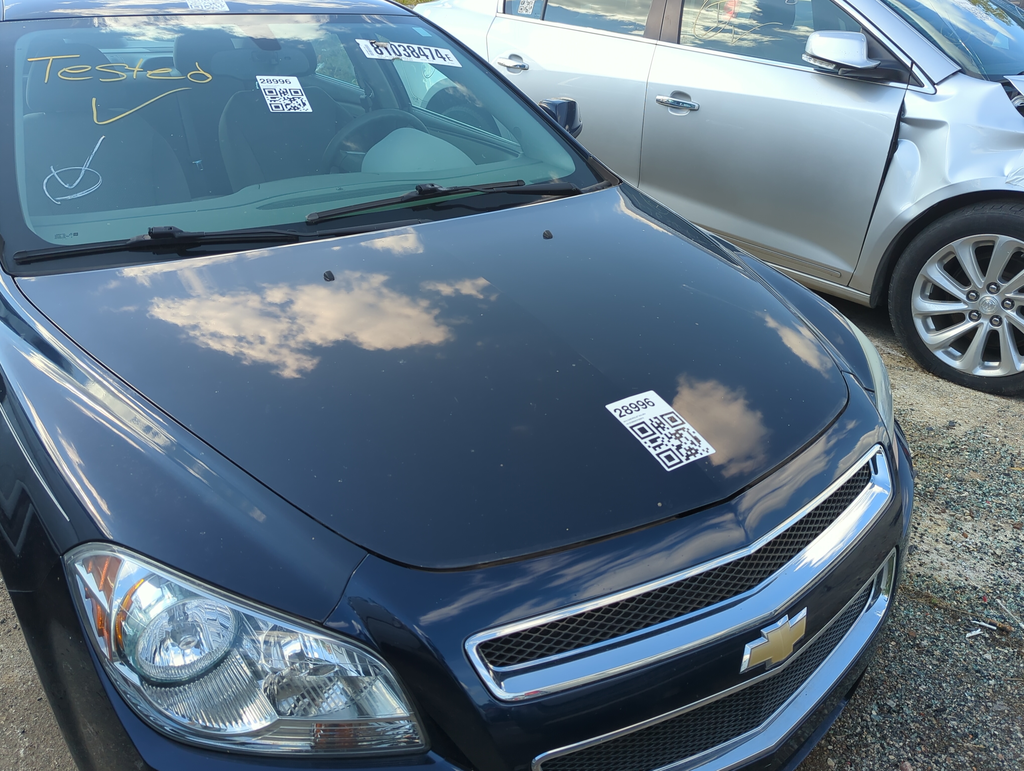 Picture of 2008-2012 Chevrolet Malibu Hood Oem 1140477