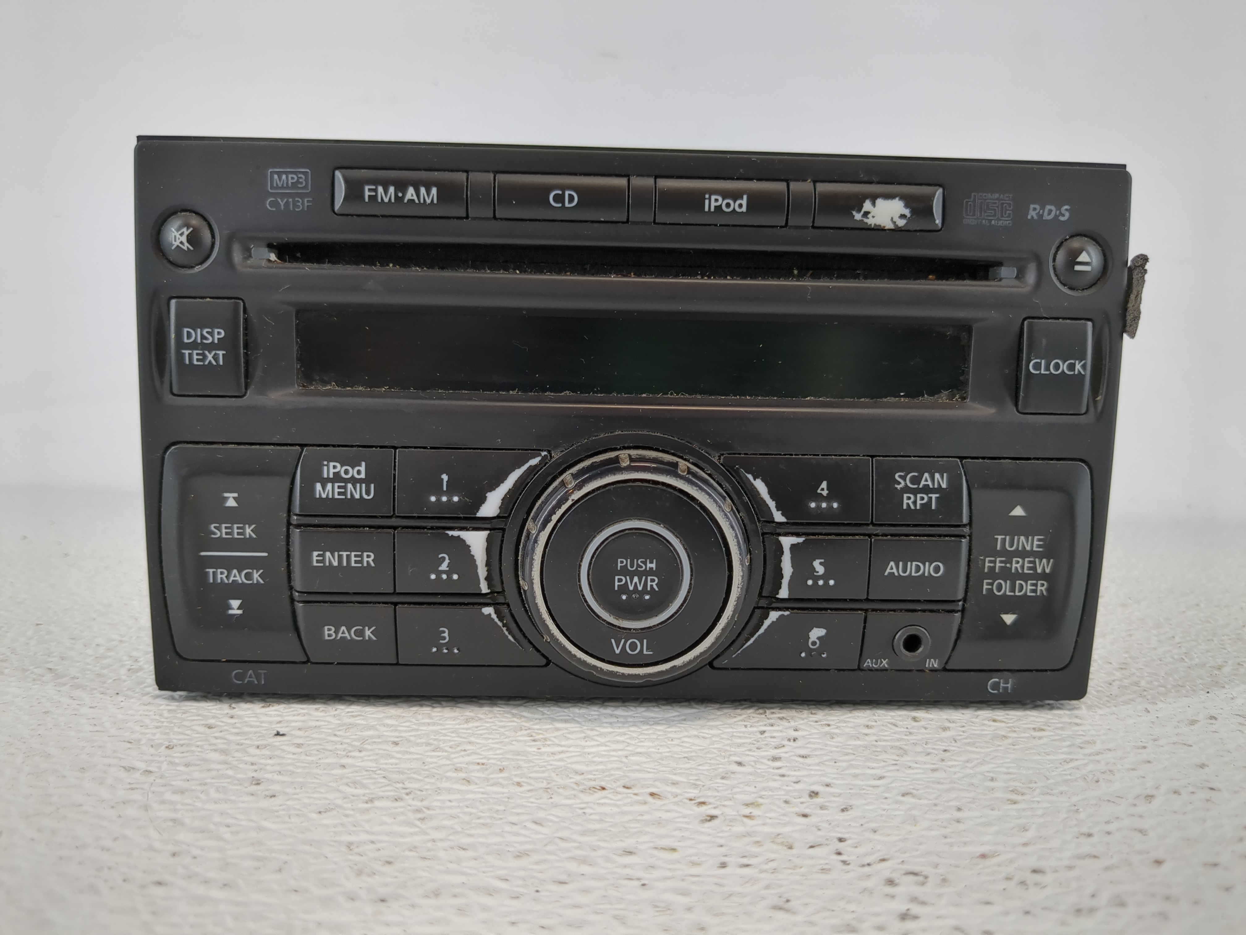 2010-2012 Nissan Sentra Am Fm Cd Player Radio Receiver 1140616 - Oemusedautoparts1.com