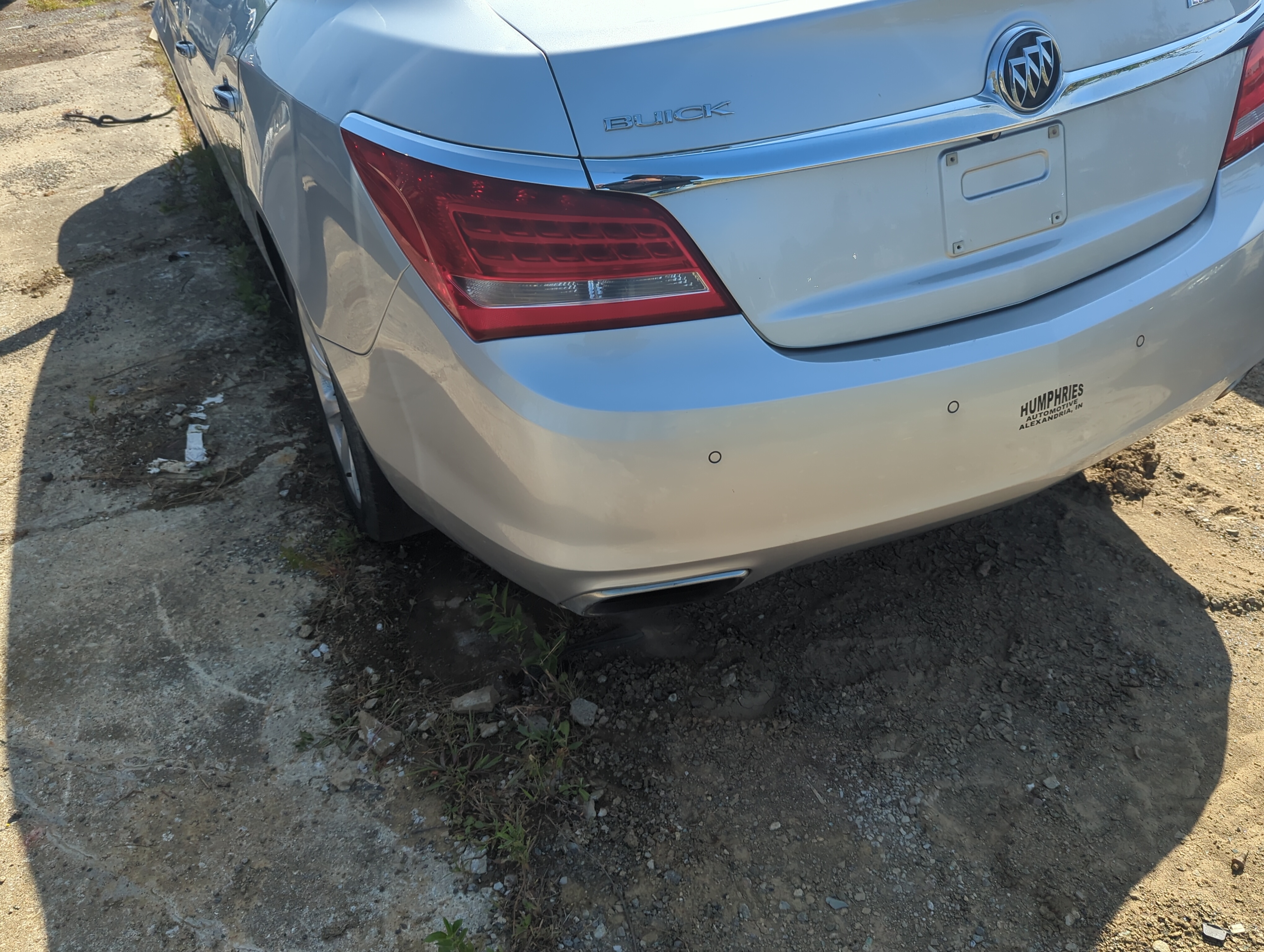 Picture of 2014-2016 Buick Lacrosse Rear Bumper Assembly Oem 1141029