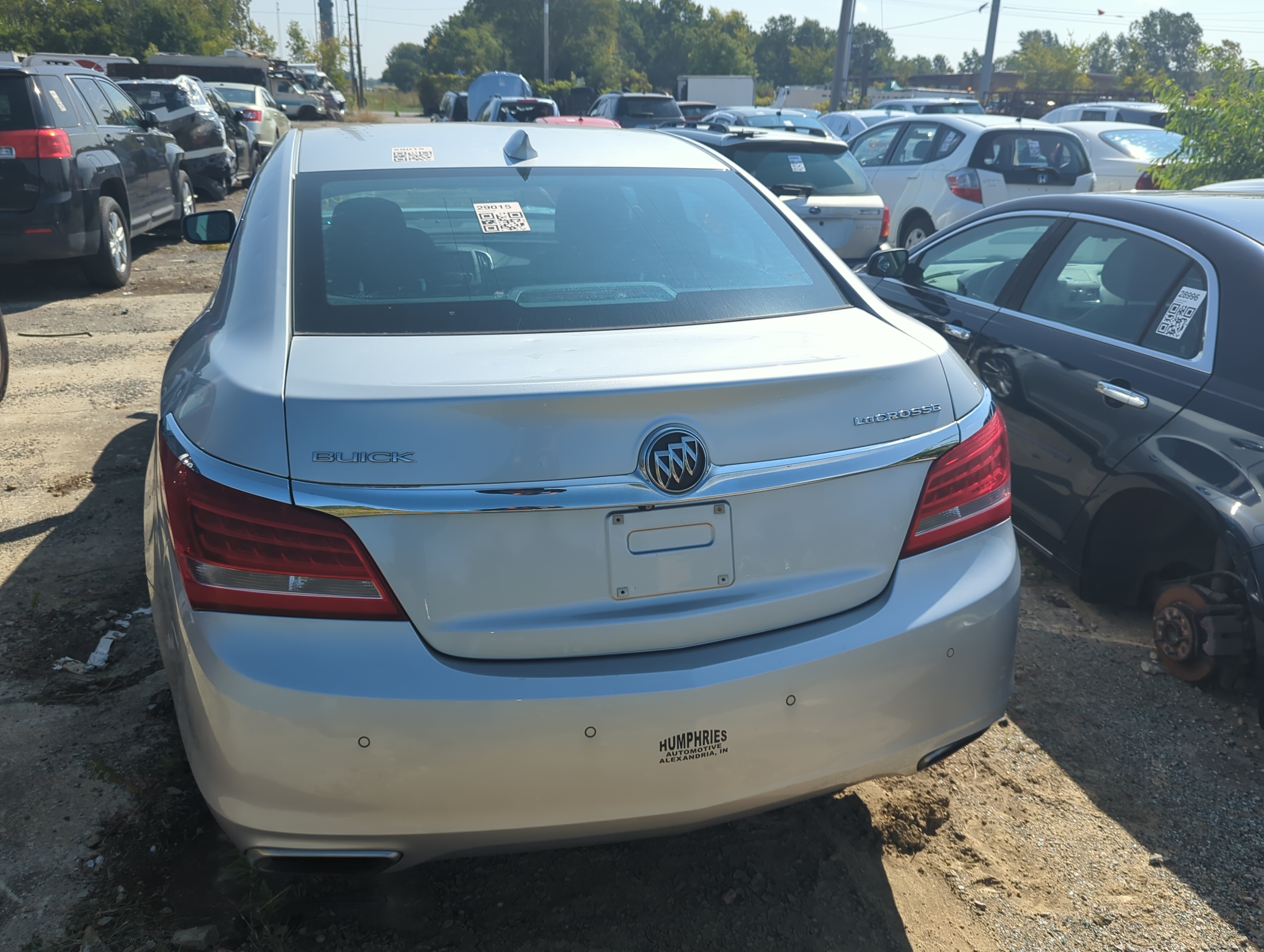 2014-2016 Buick Lacrosse Trunk/decklid/hatch/tailgate Oem 1141098 - Oemusedautoparts1.com