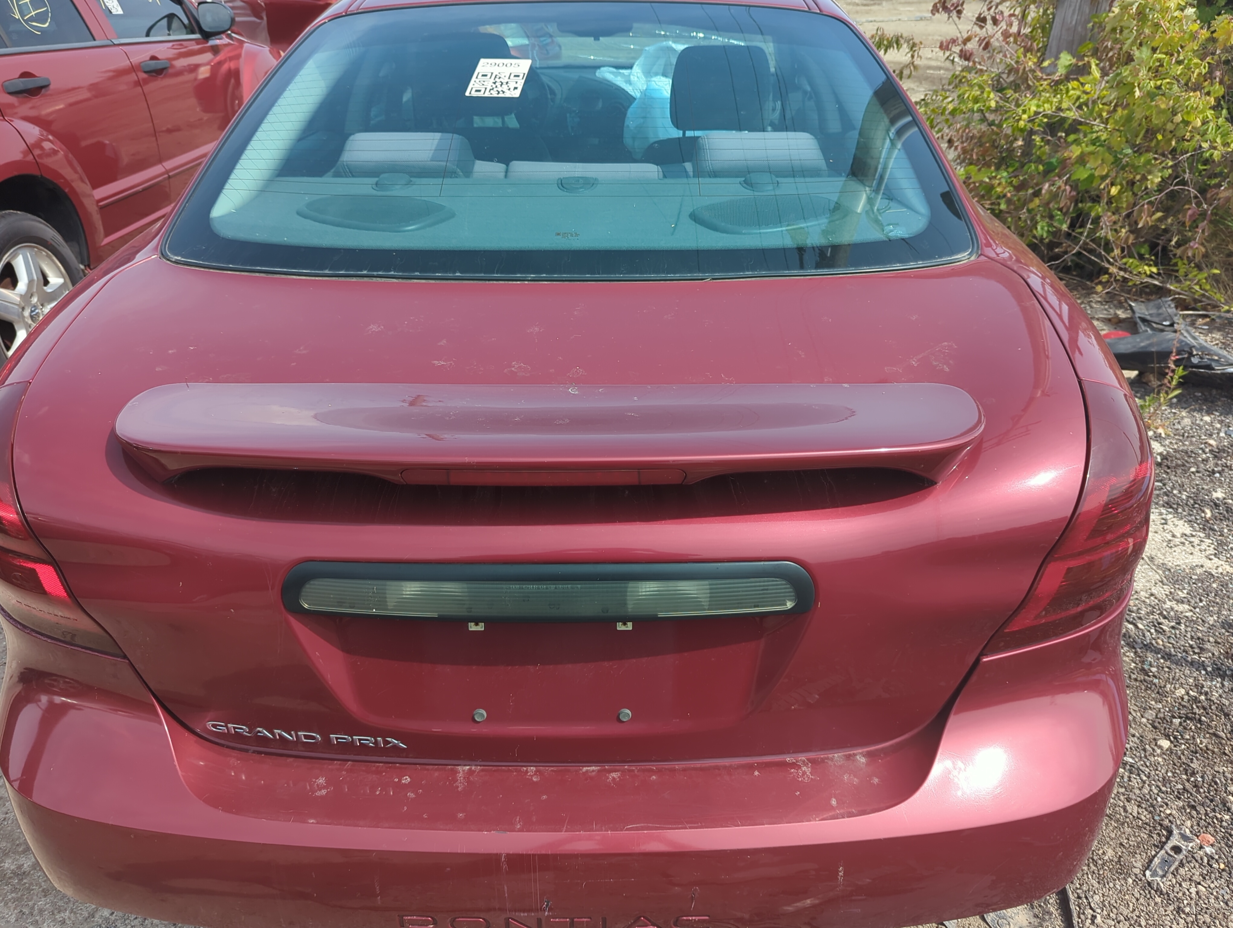 2004-2005 Pontiac Grand Prix Trunk/decklid/hatch/tailgate Oem 1141716 - Oemusedautoparts1.com