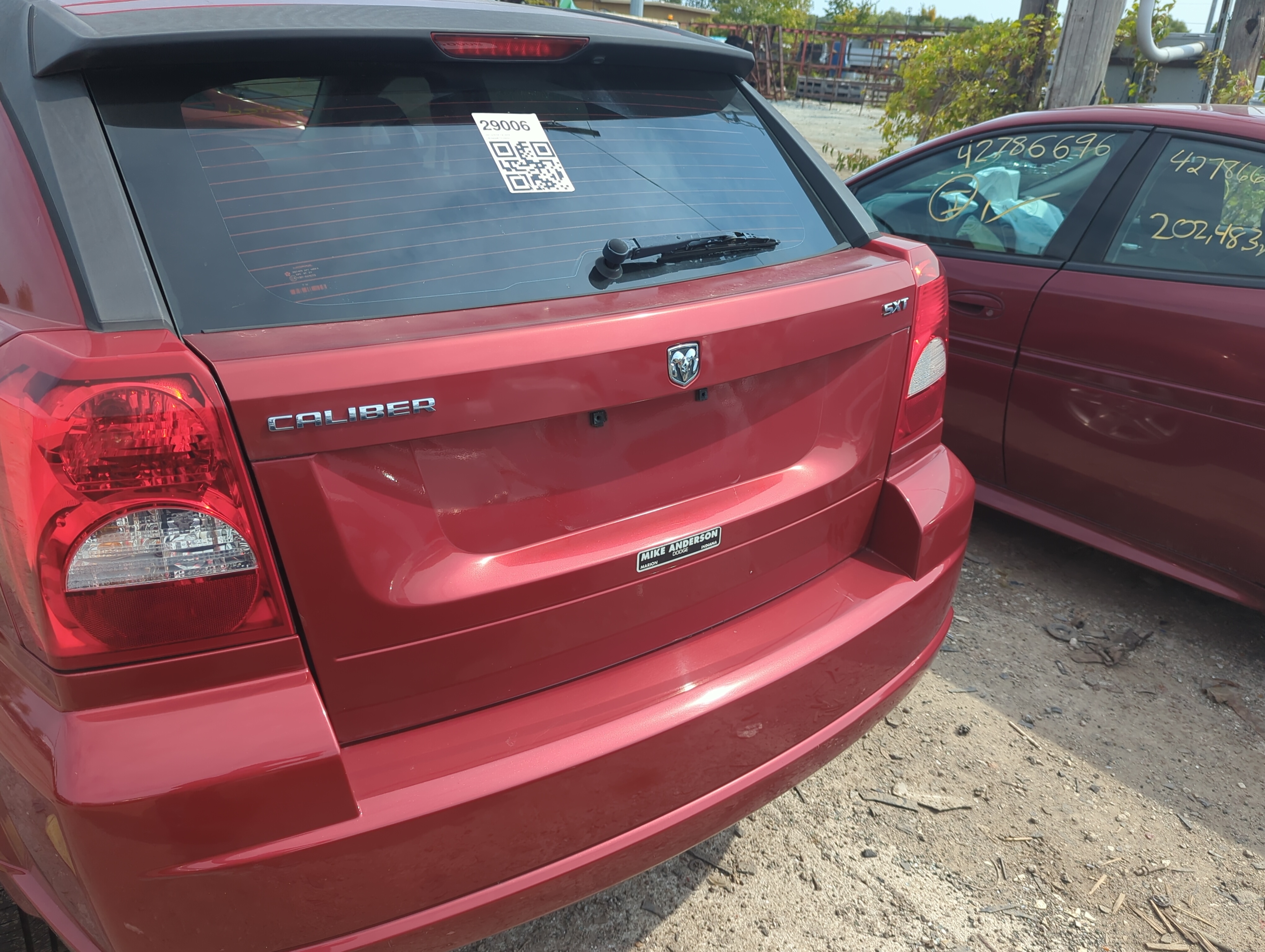 2007-2012 Dodge Caliber Trunk/decklid/hatch/tailgate Oem 1141911 - Oemusedautoparts1.com