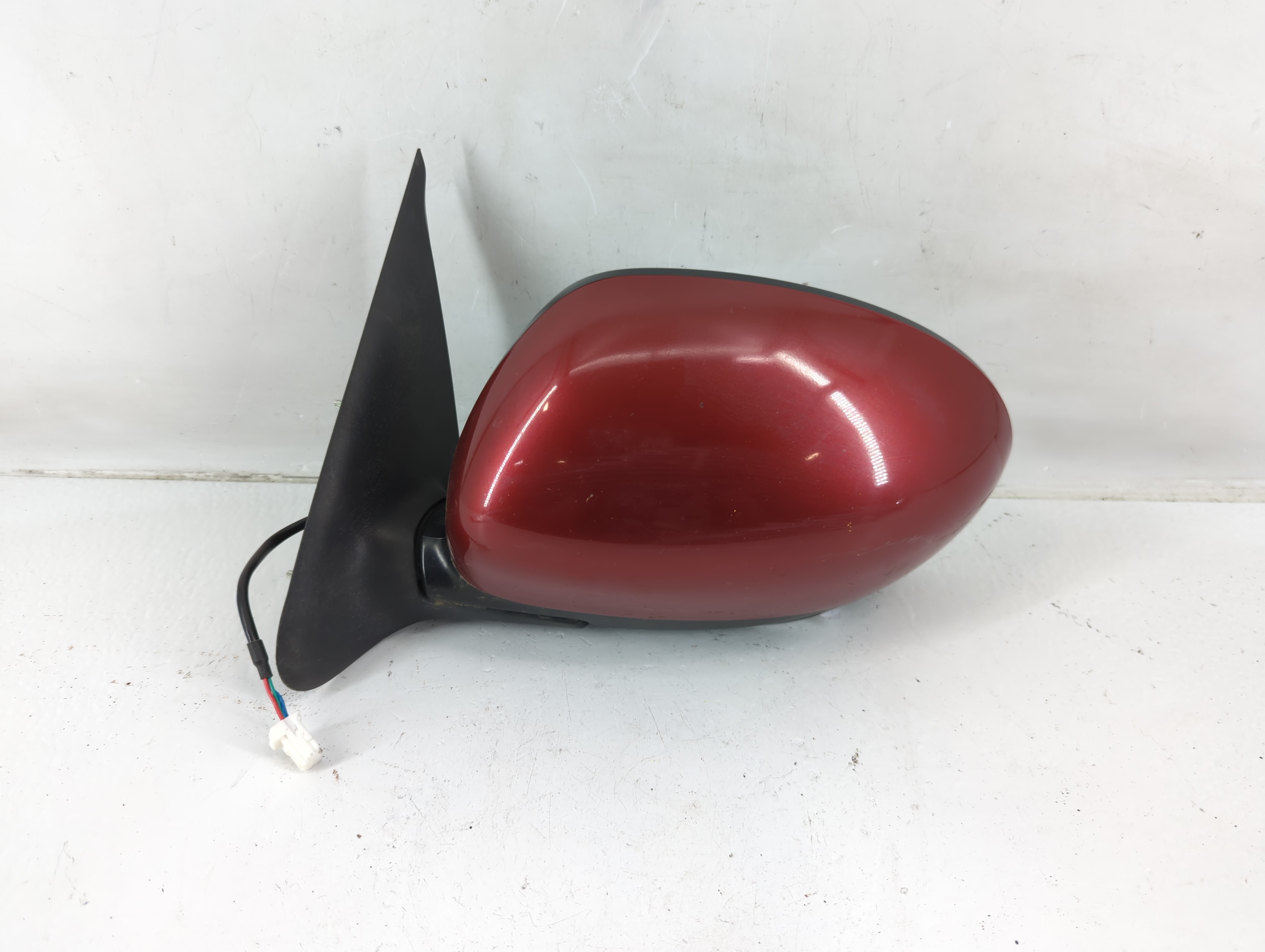 Picture of 2012-2014 Nissan Juke Driver Left Side View Power Door Mirror Red 1142144
