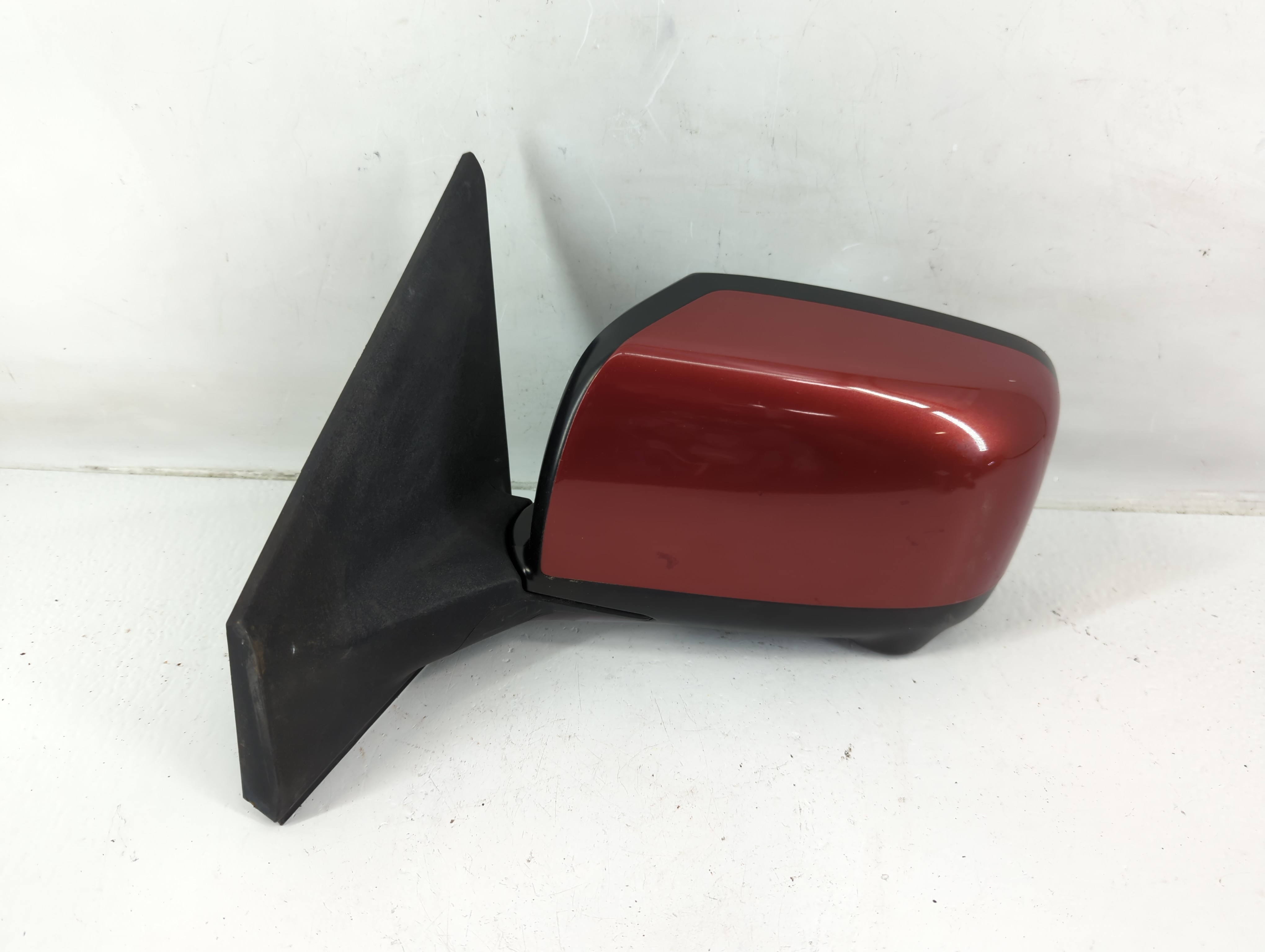 2008-2015 Nissan Rogue Driver Left Side View Power Door Mirror Red 1142146 - Oemusedautoparts1.com