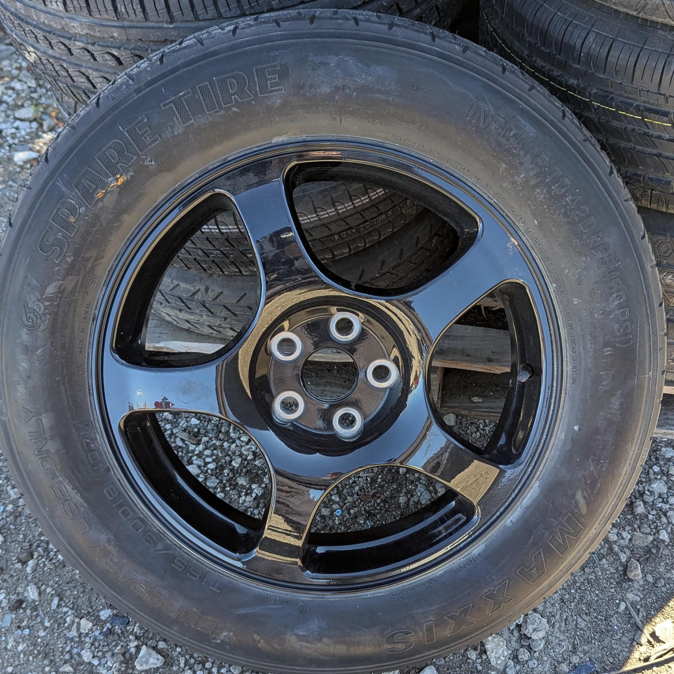 Picture of 2020-2022 Toyota Highlander Spare Donut Tire Wheel Rim Oem 1142354