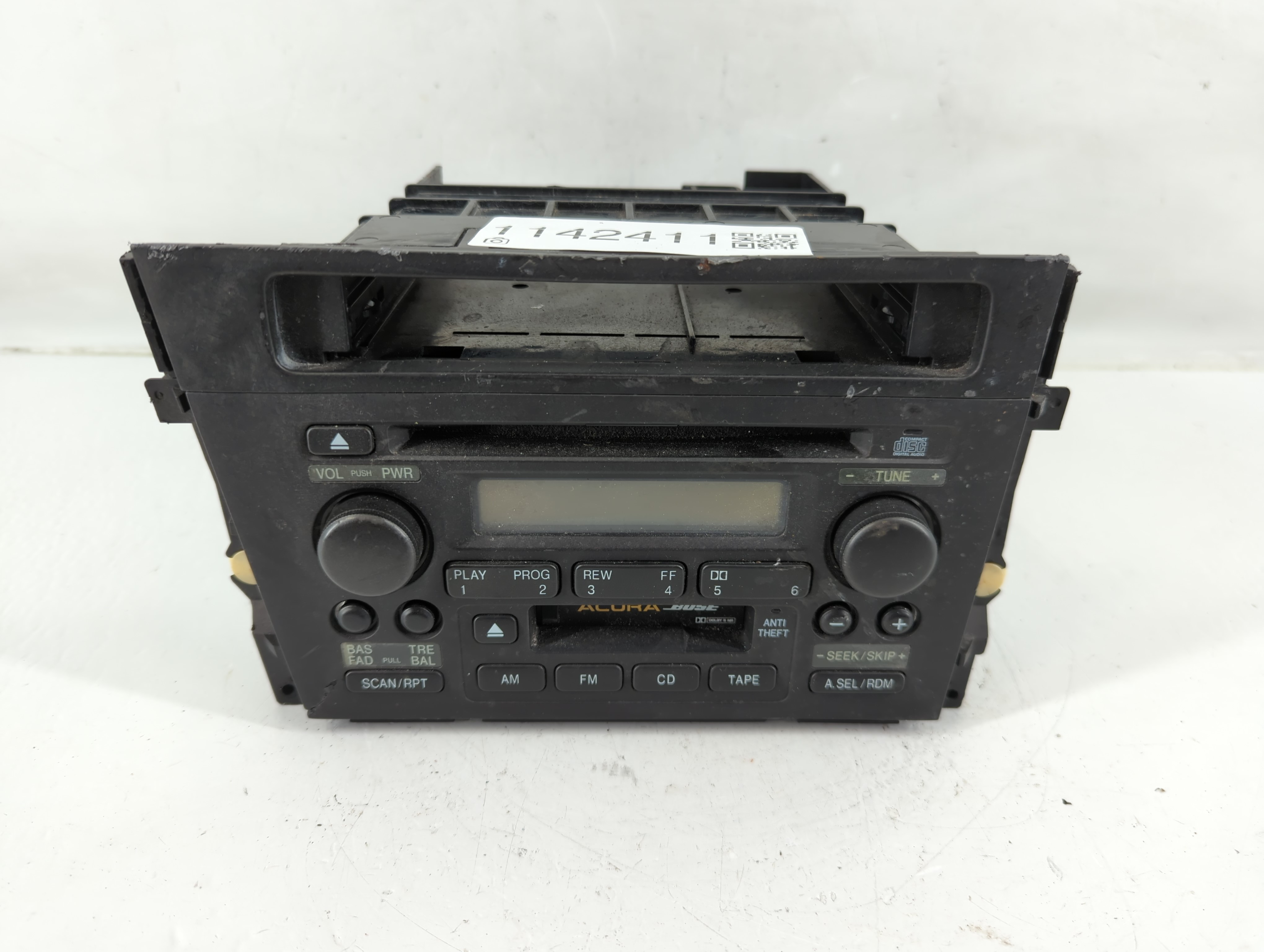 2000-2001 Acura Tl Am Fm Cd Player Radio Receiver 1142411 - Oemusedautoparts1.com