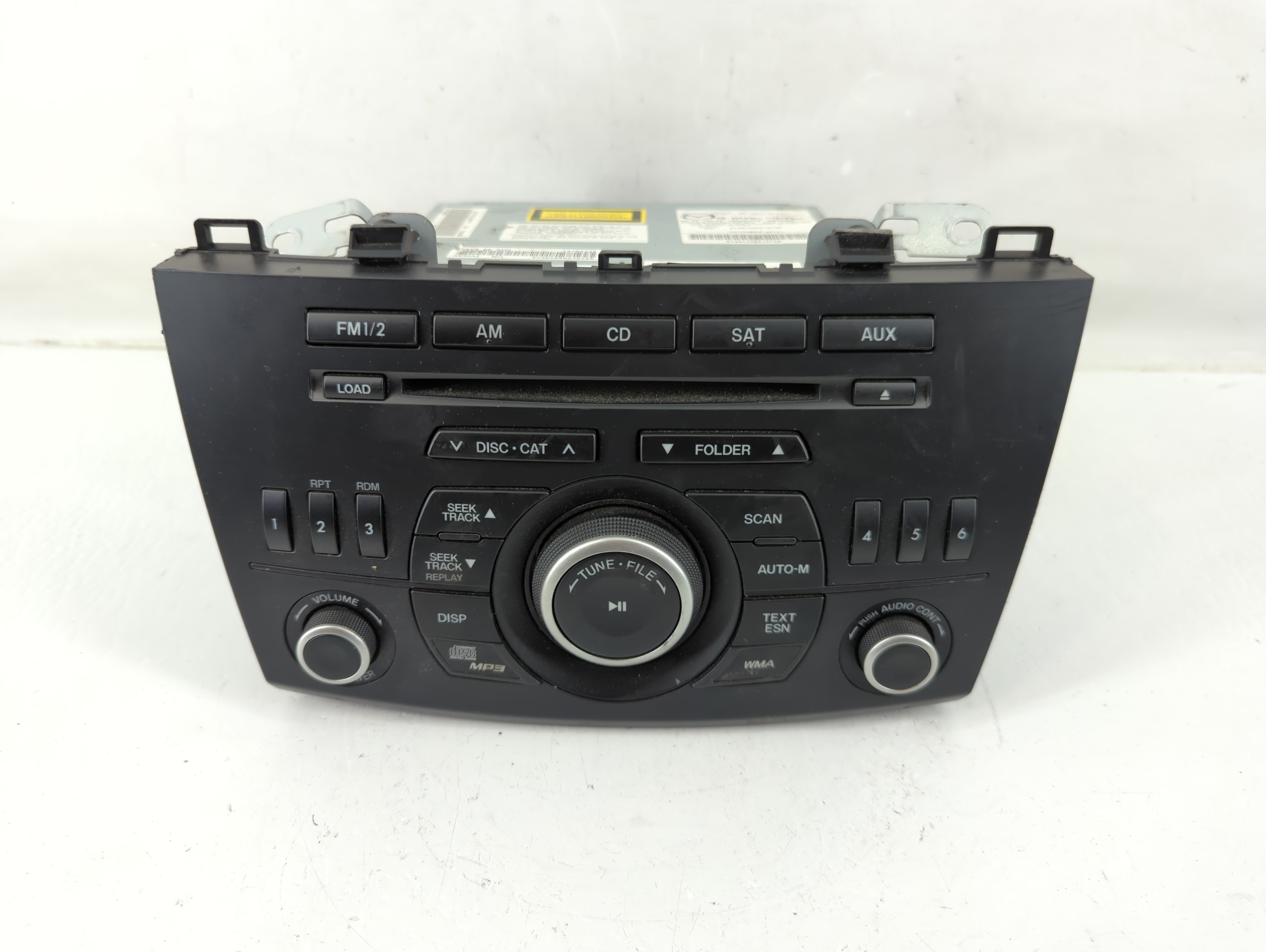 2012-2013 Mazda 3 Am Fm Cd Player Radio Receiver 1142456 - Oemusedautoparts1.com
