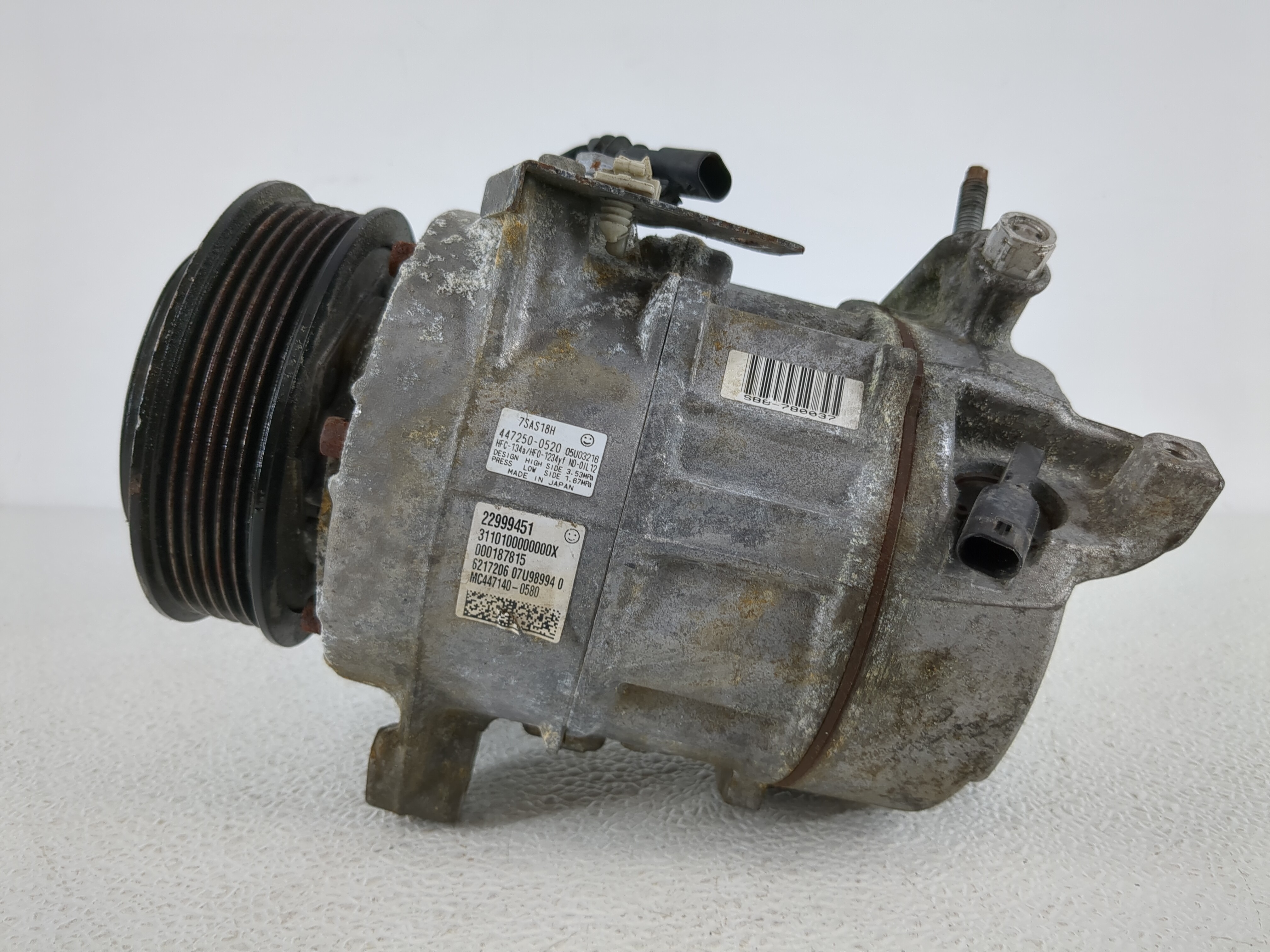 2017-2022 Gmc Acadia Air Conditioning A/c Ac Compressor Oem 1142498 - Oemusedautoparts1.com