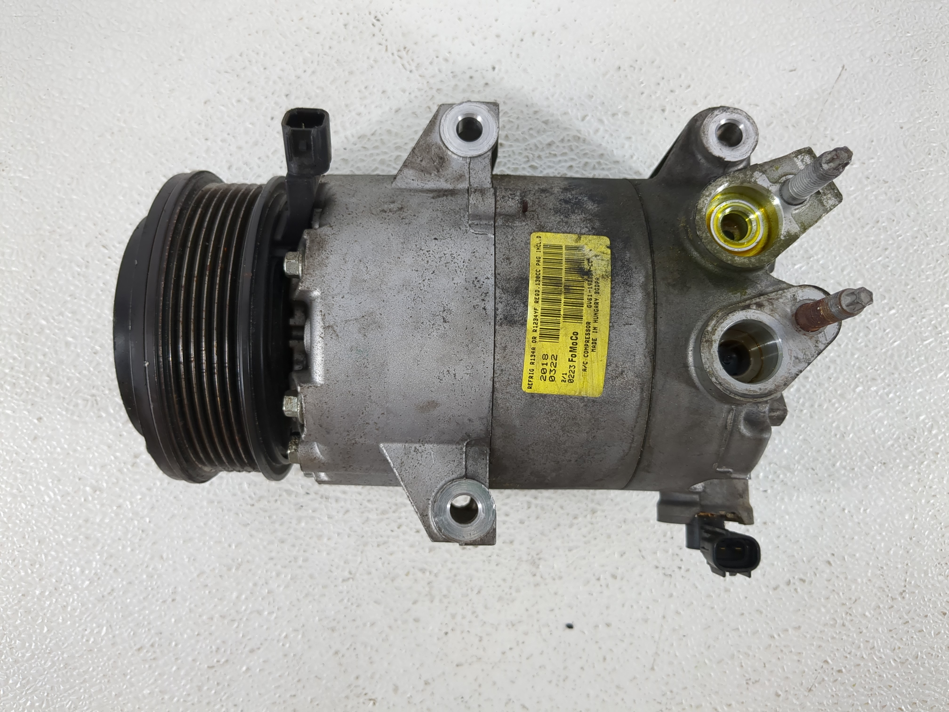 2017-2019 Ford Escape Air Conditioning A/c Ac Compressor Oem 1142512 - Oemusedautoparts1.com