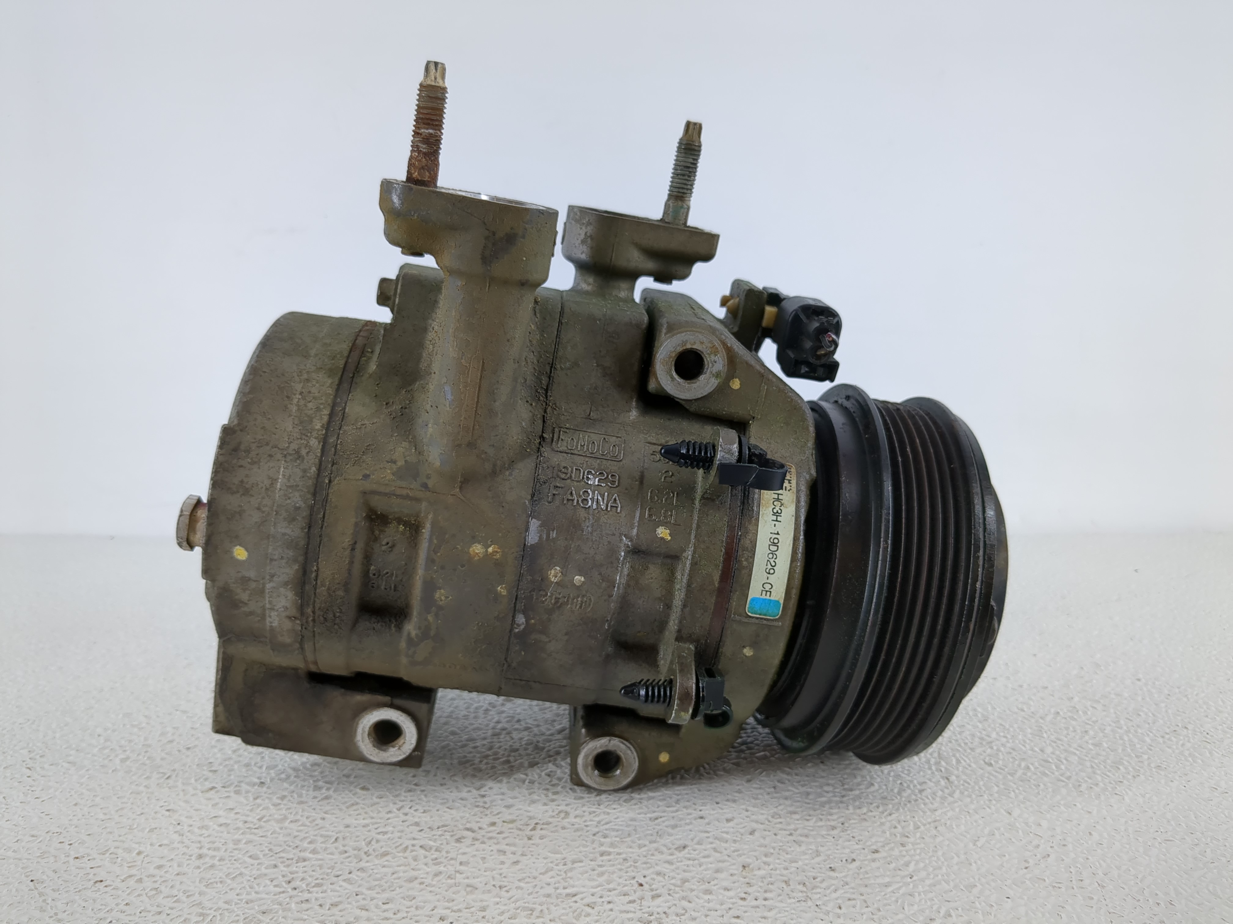 2018-2019 Ford F-250 Super Duty Air Conditioning A/c Ac Compressor Oem 1142544 - Oemusedautoparts1.com