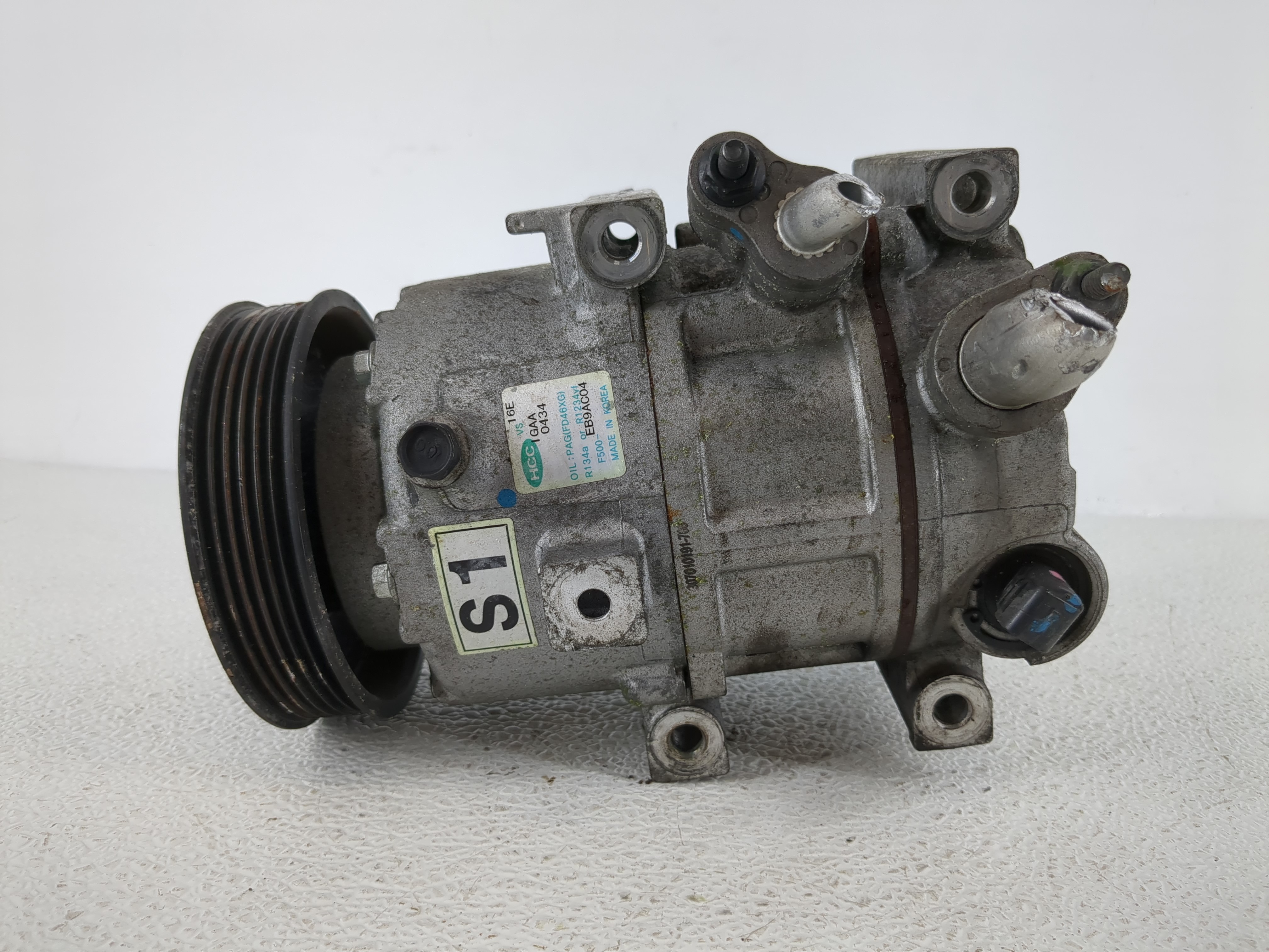 Picture of 2012-2014 Hyundai Sonata Air Conditioning A/c Ac Compressor Oem 1142548