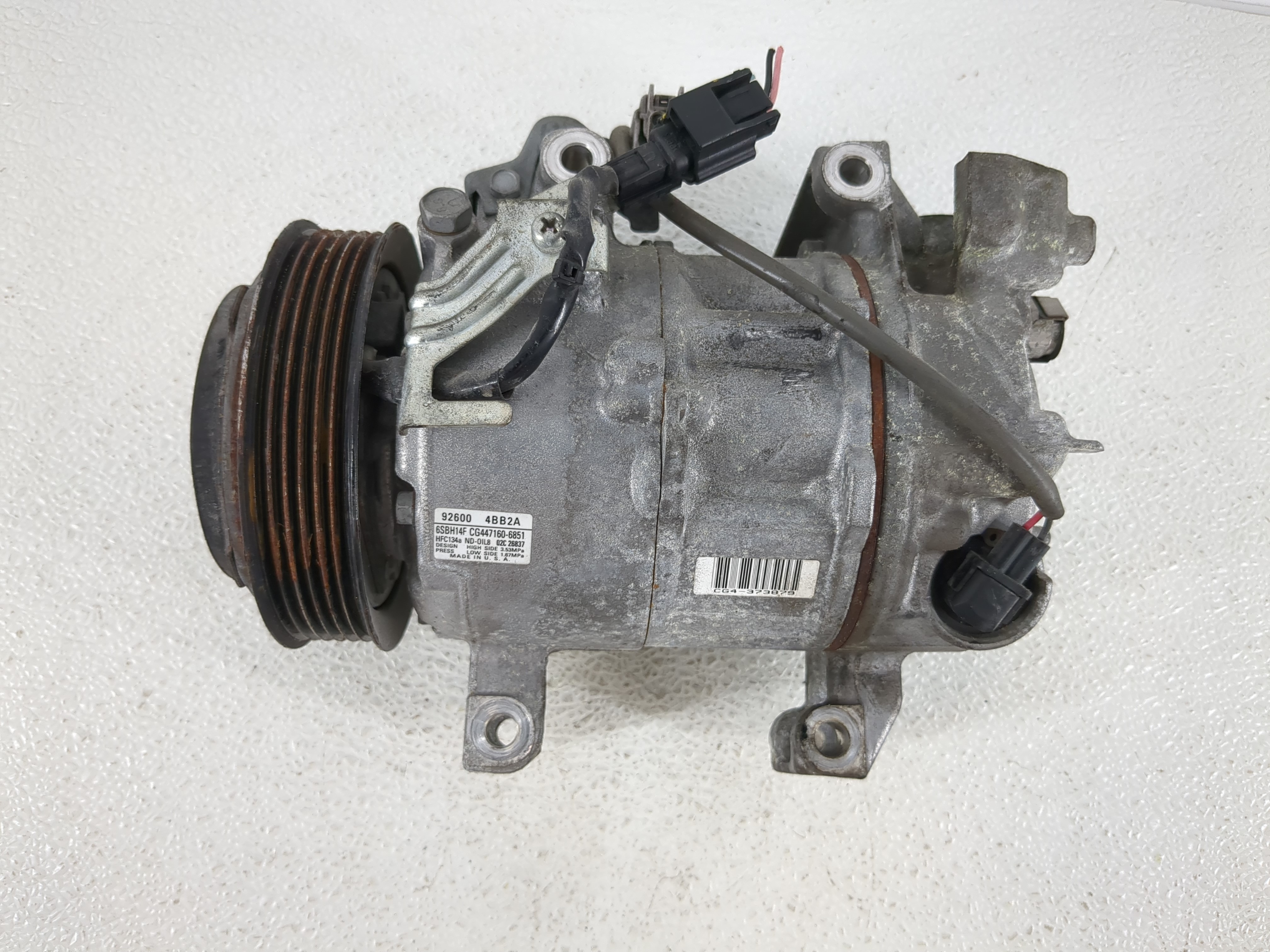 2014-2020 Nissan Rogue Air Conditioning A/c Ac Compressor Oem 1142549 - Oemusedautoparts1.com