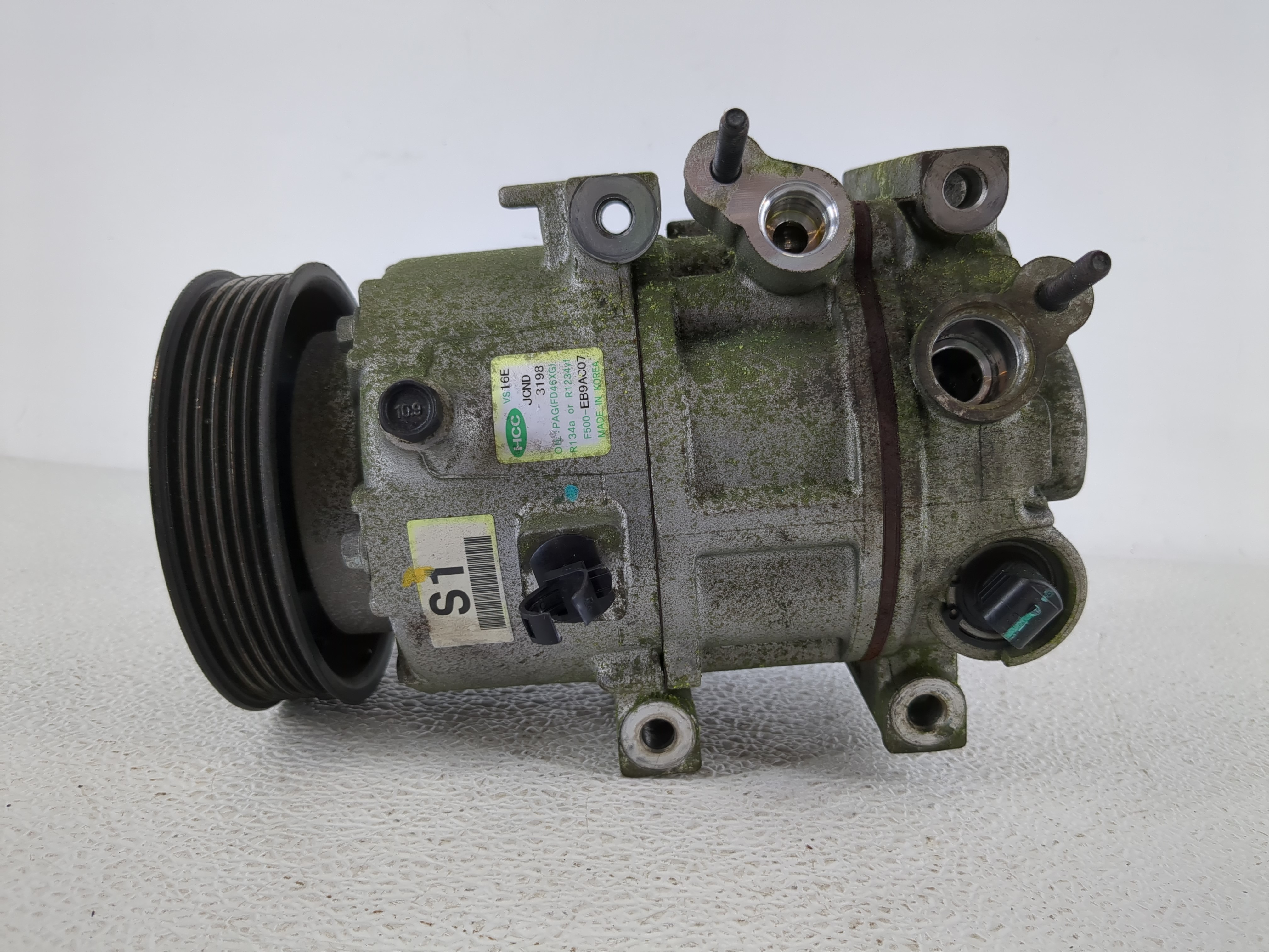 2012-2014 Hyundai Sonata Air Conditioning A/c Ac Compressor Oem 1142553 - Oemusedautoparts1.com