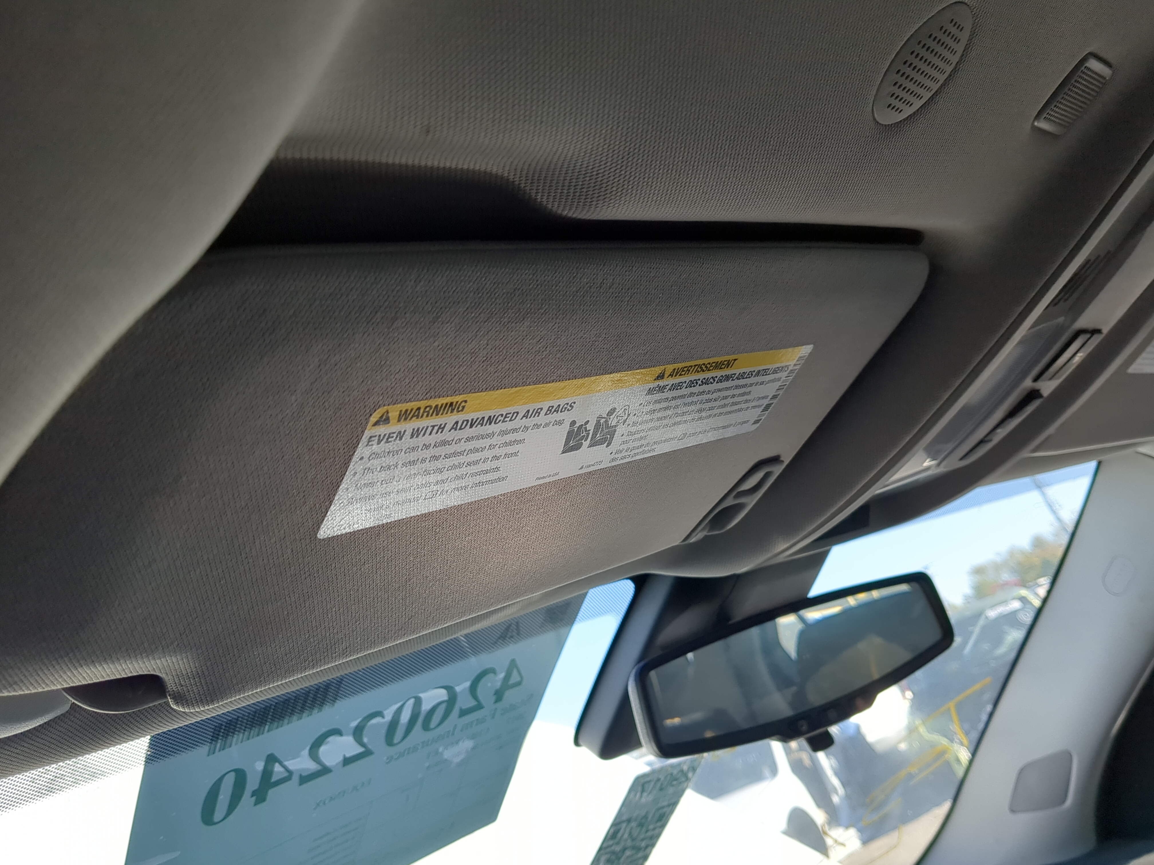 2010-2017 Chevrolet Equinox Driver Sun Visor Mirror Left Sunvisor 1143075 - Oemusedautoparts1.com