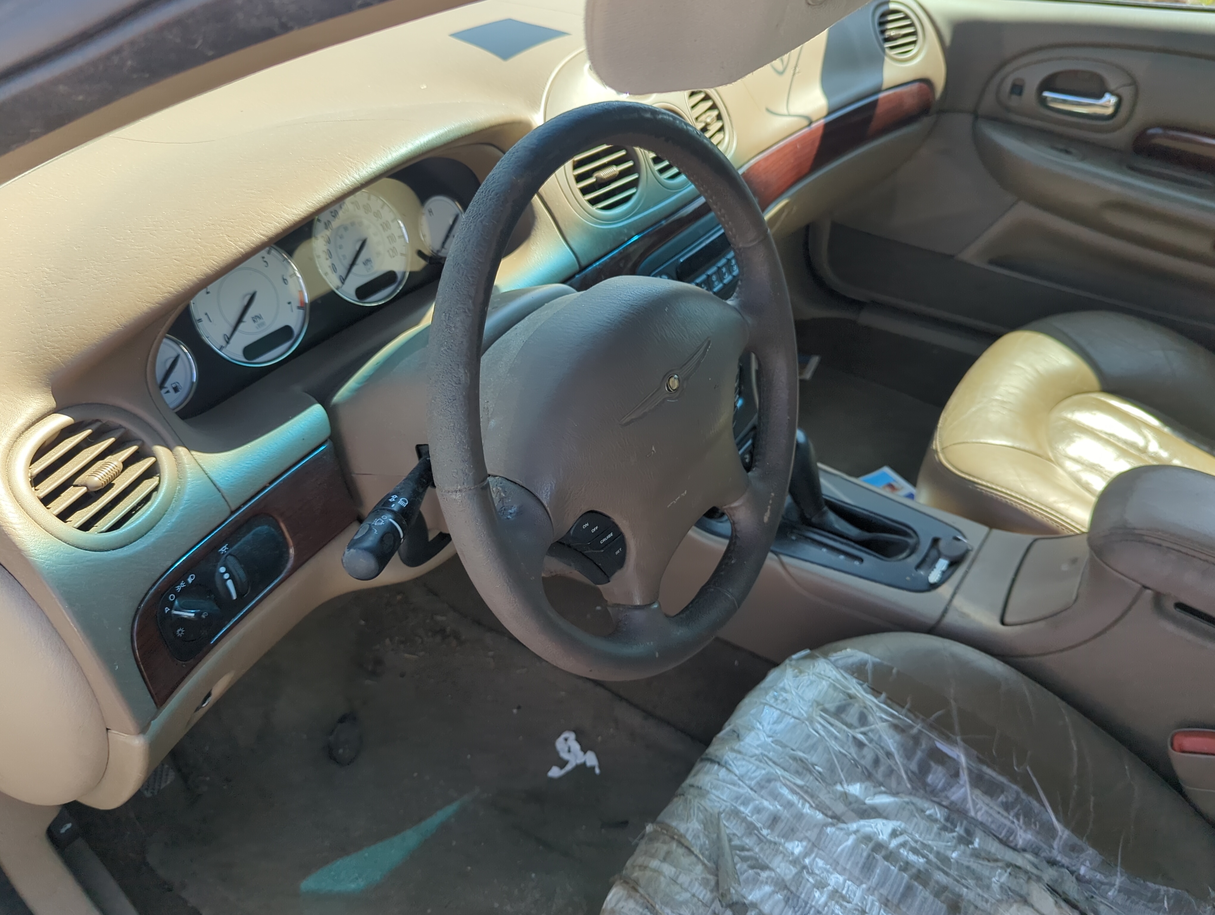 2003-2003 Chrysler 300m Air Bag Driver Left Steering Wheel Mounted 1143934 - Oemusedautoparts1.com