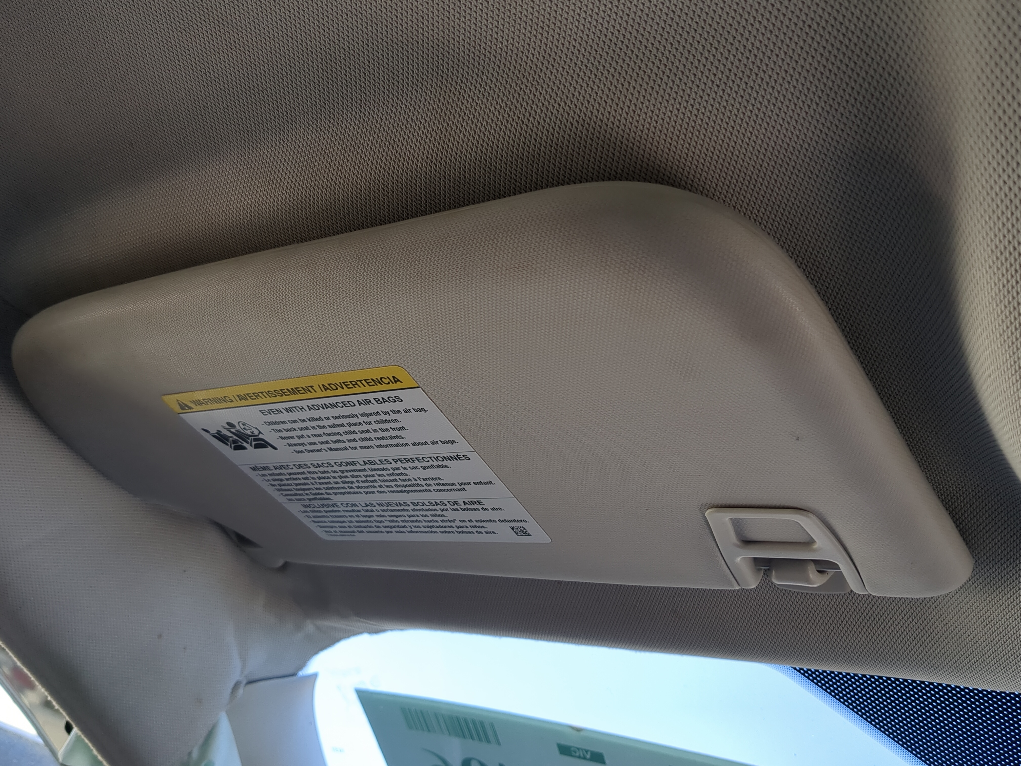 2012-2013 Ford Focus Driver Sun Visor Mirror Left Sunvisor 1144057 - Oemusedautoparts1.com