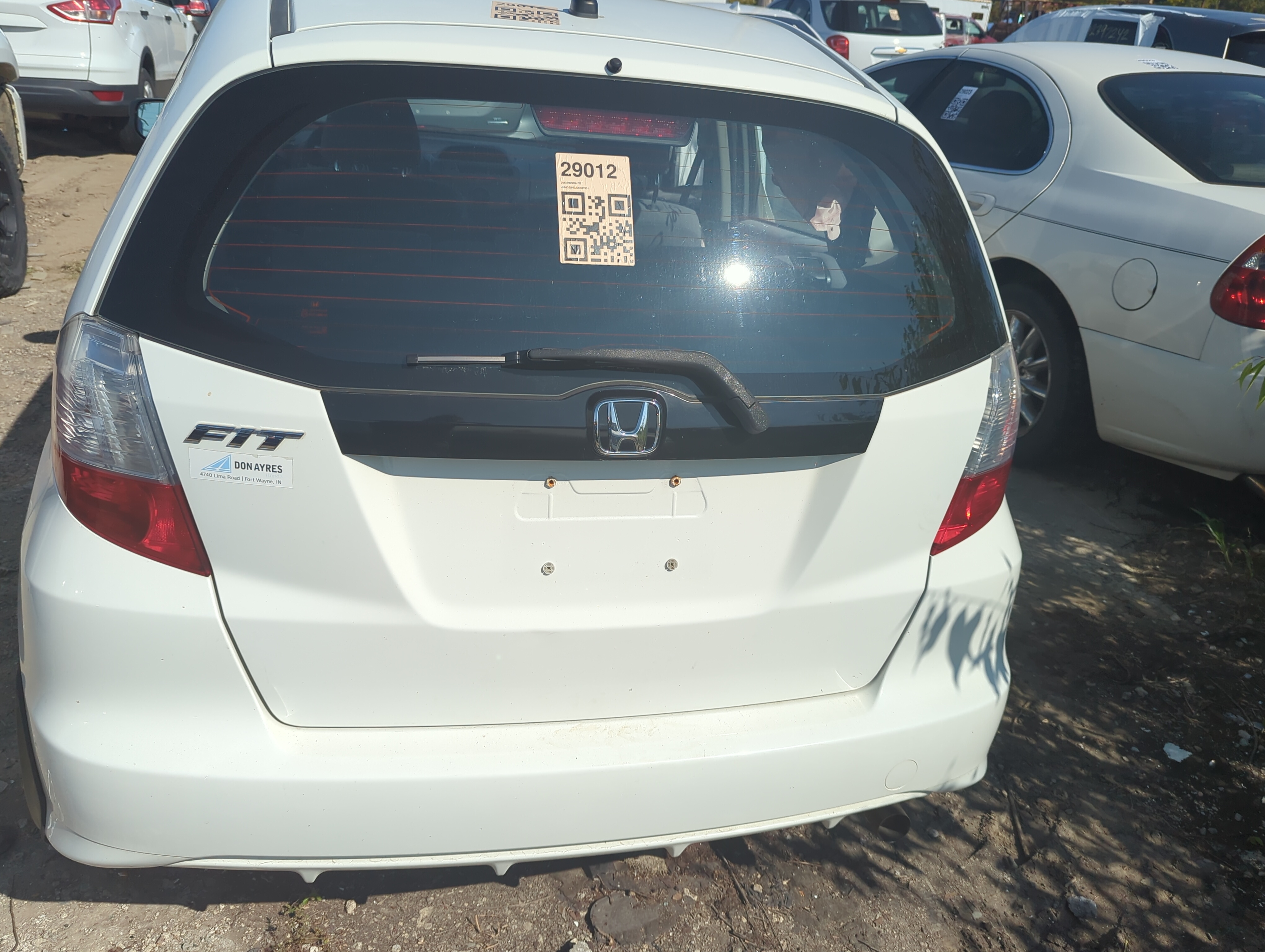 2011-2013 Honda Fit Trunk/decklid/hatch/tailgate Oem 1144398 - Oemusedautoparts1.com