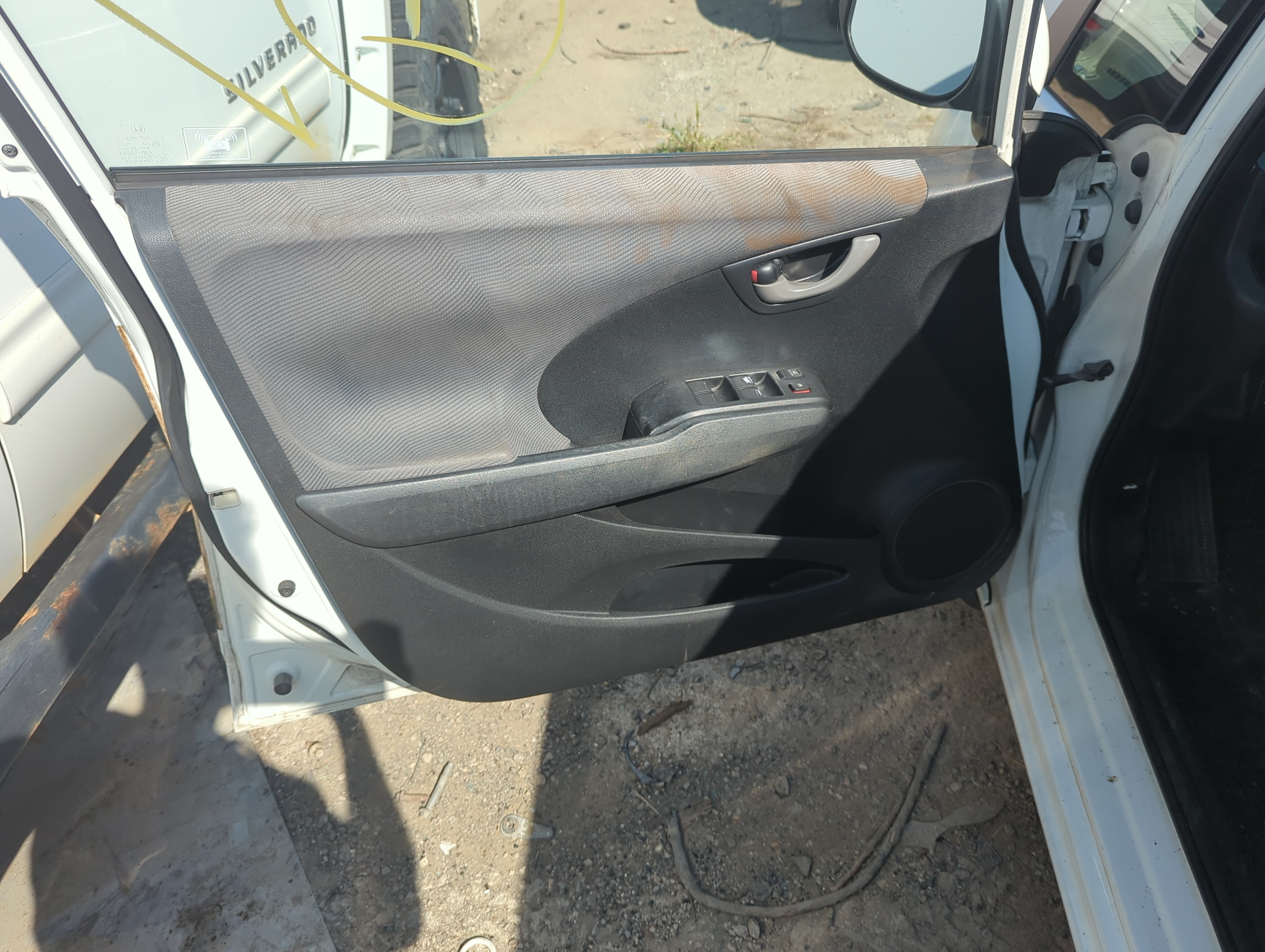 2013 Honda Fit Front Left Driver Interior Door Panel Trim 1144489 - Oemusedautoparts1.com